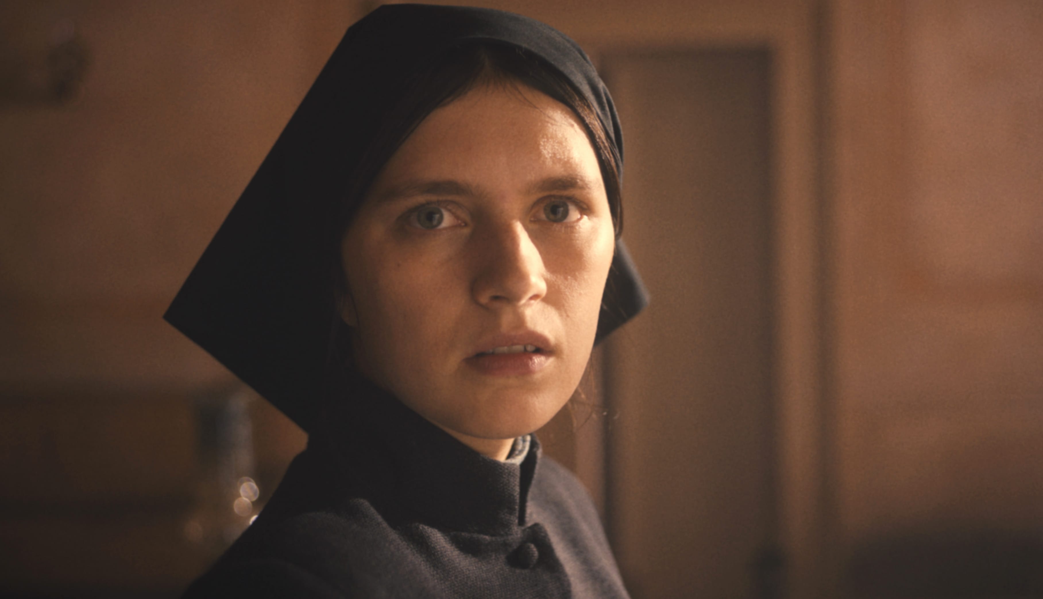 The First Omen Movie - Mystical Nun Scene at 2560 x 1440 HD size wallpapers HD quality