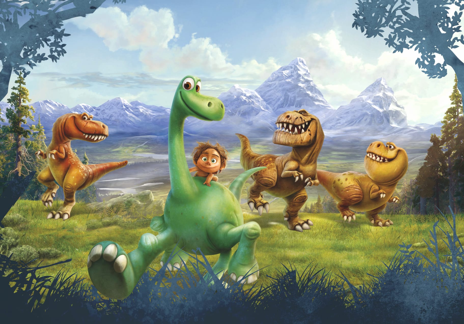 The Good Dinosaur Animated Dino Adventure Background wallpapers HD quality