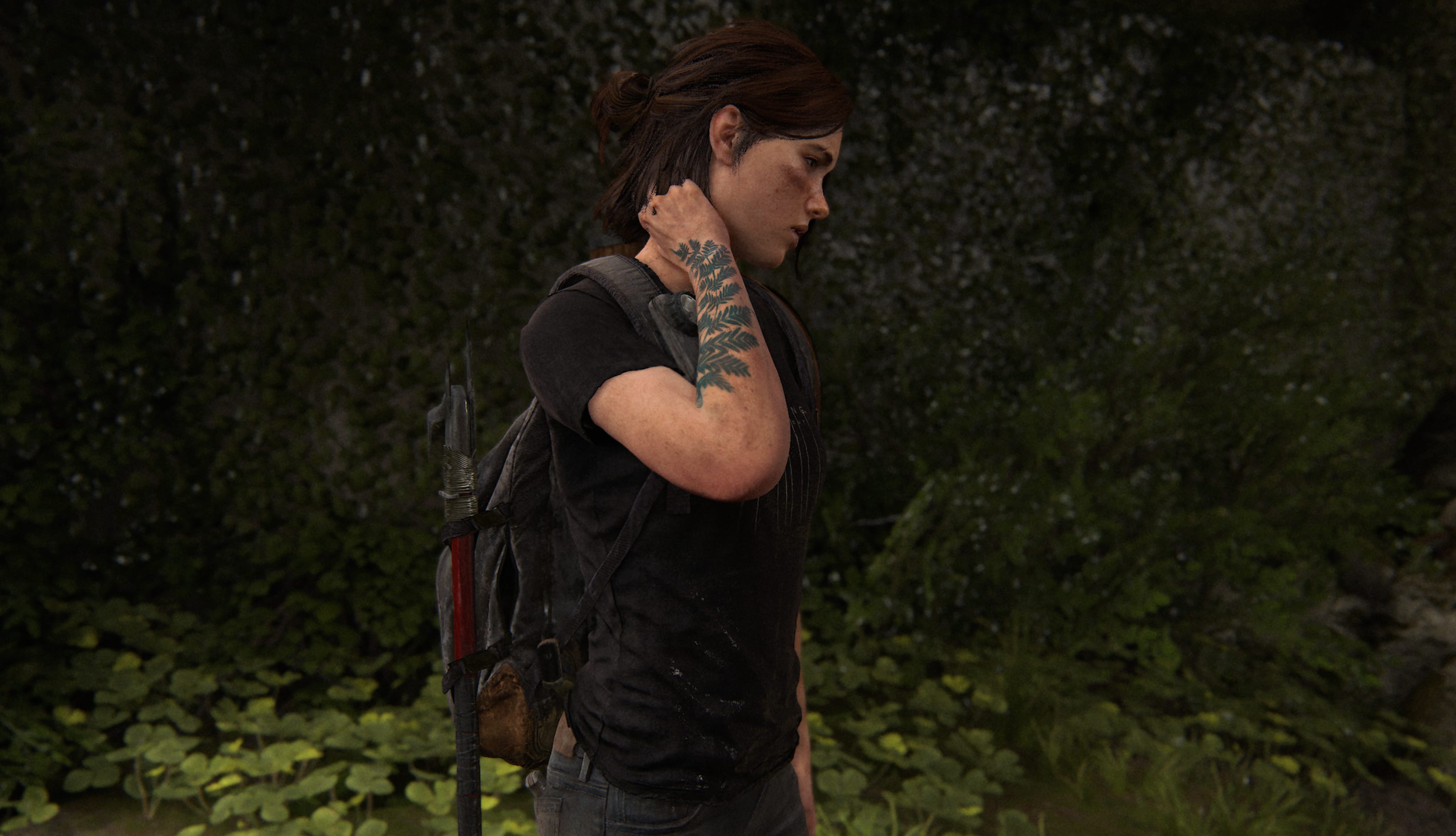 The Last of Us Part II Remastered - Cover Tattoo at 320 x 480 iPhone size wallpapers HD quality