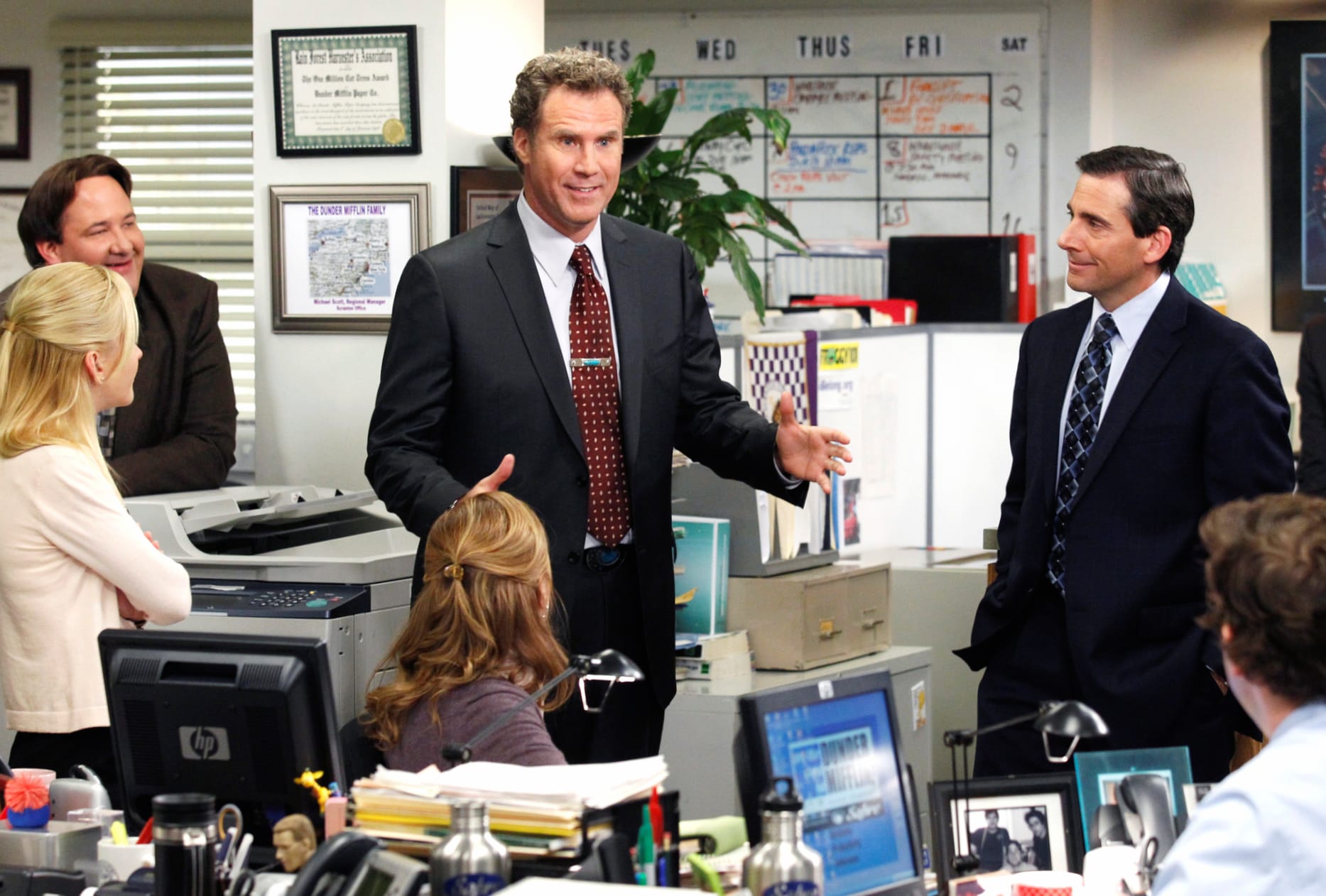 The Office US Scene HD Desktop Wallpaper at 2560 x 1440 HD size wallpapers HD quality