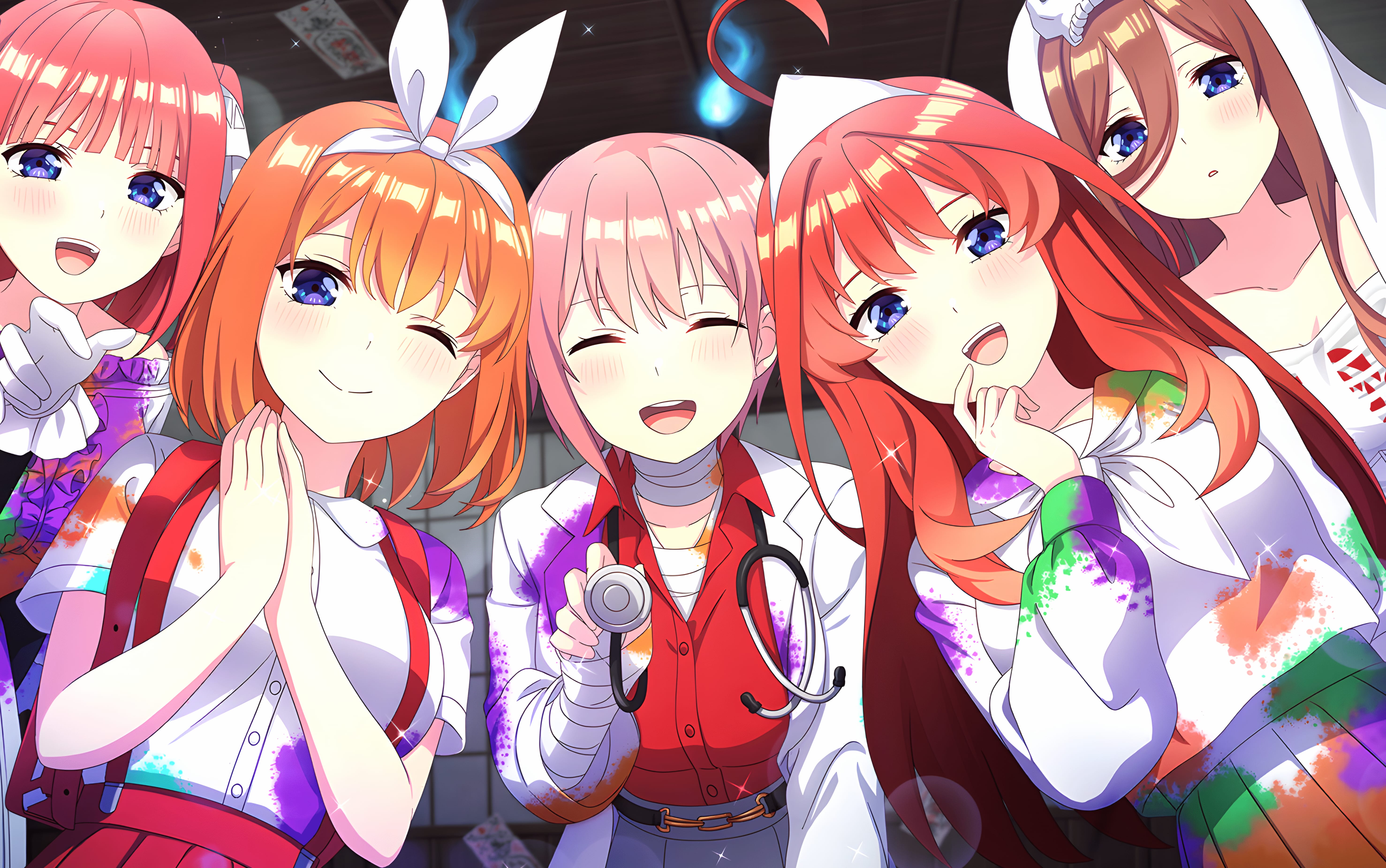 The Quintessential Quintuplets in HD at 2560 x 1440 HD size wallpapers HD quality