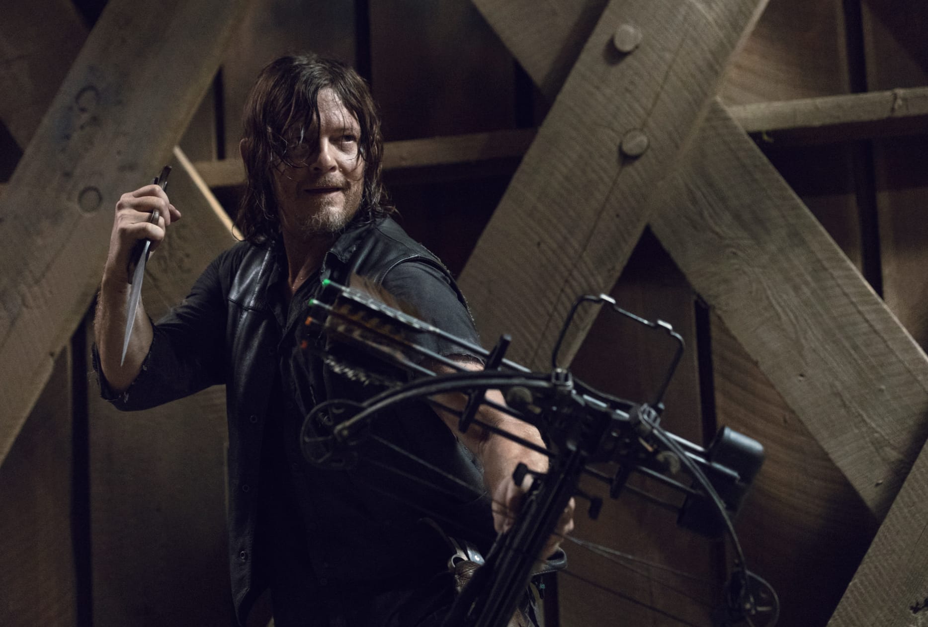 The Walking Dead - Daryl Dixon with Crossbow wallpapers HD quality