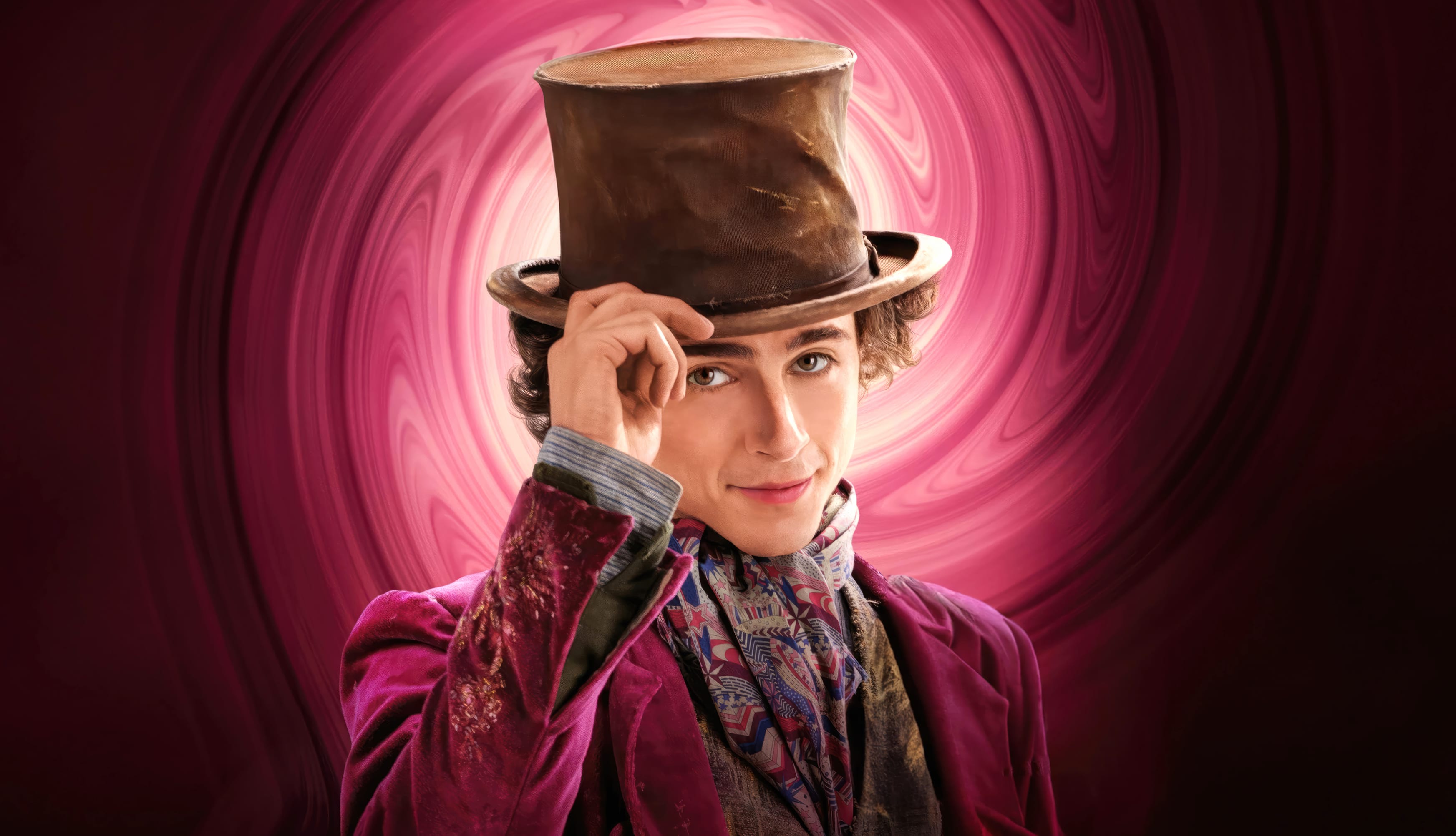 Timothée Chalamet as Wonka wallpapers HD quality