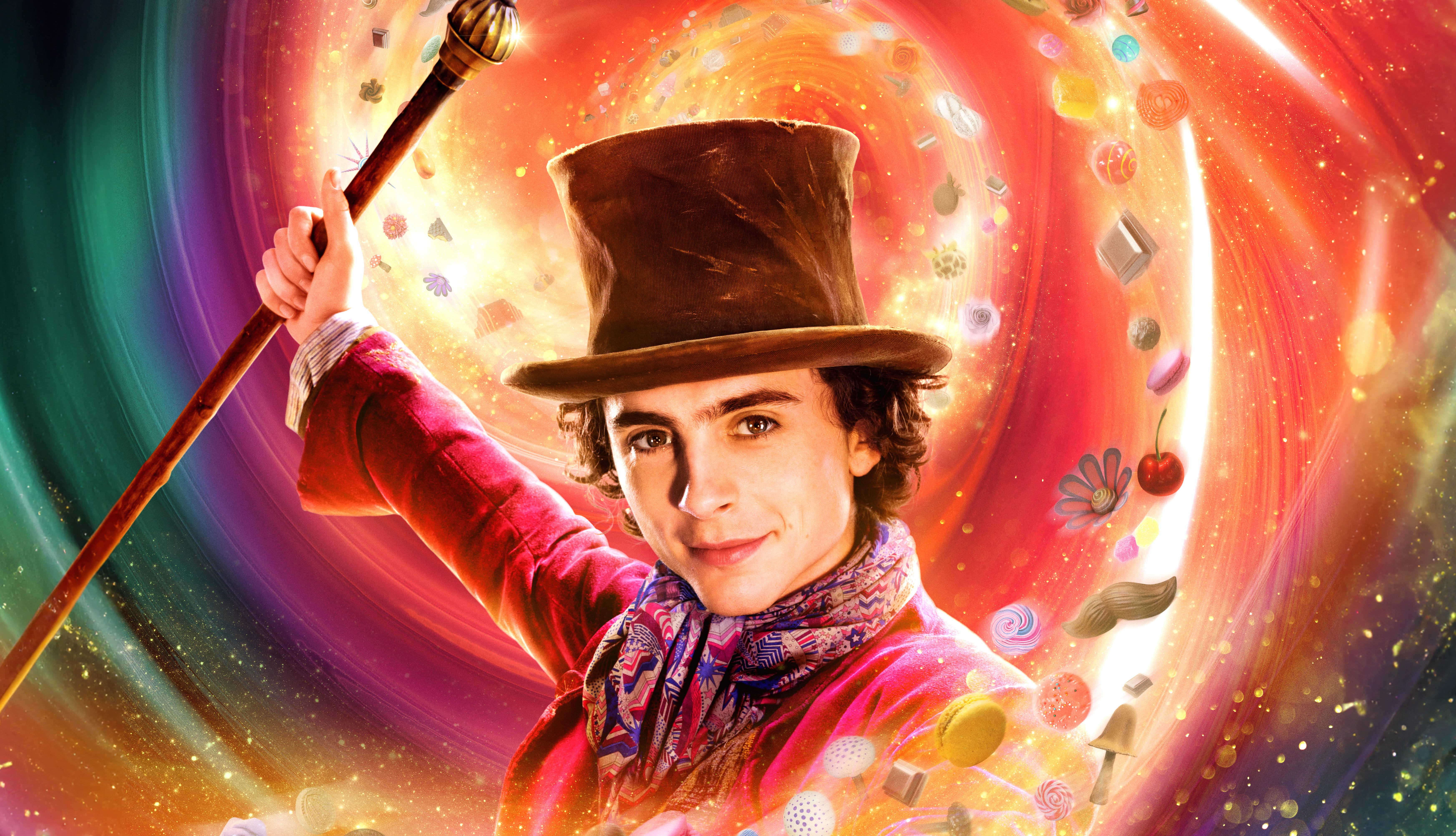 Timothée Chalamet Movie Wonka 8k Ultra at 1024 x 768 size wallpapers HD quality