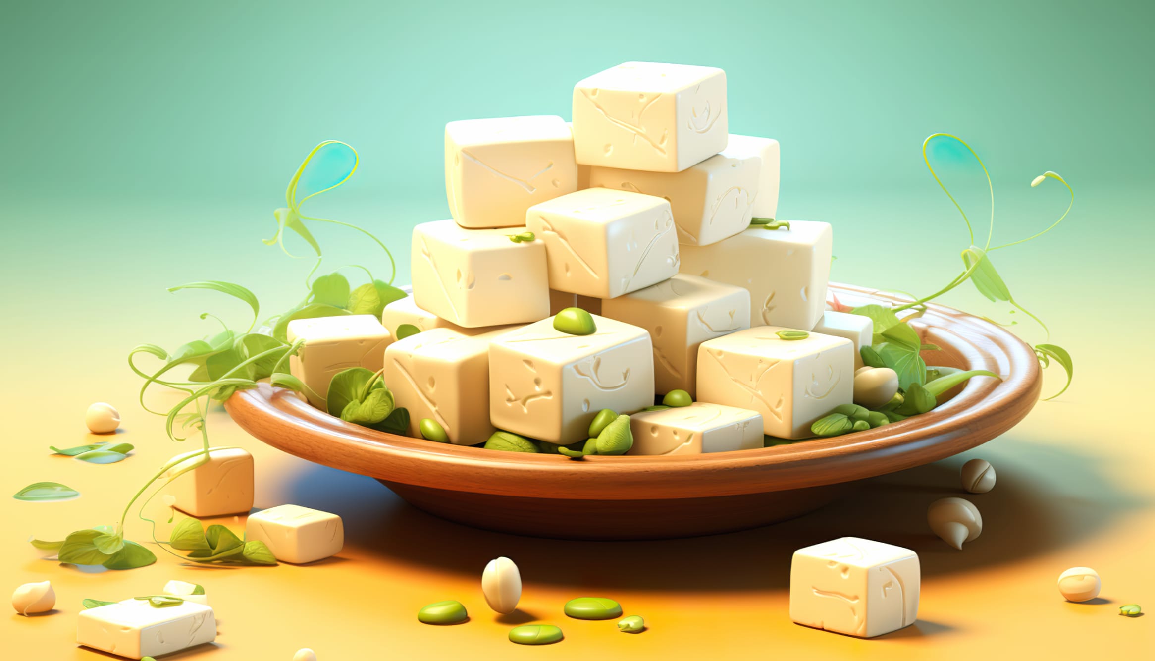 Tofu Cartoon Food Wallpaper wallpapers HD quality