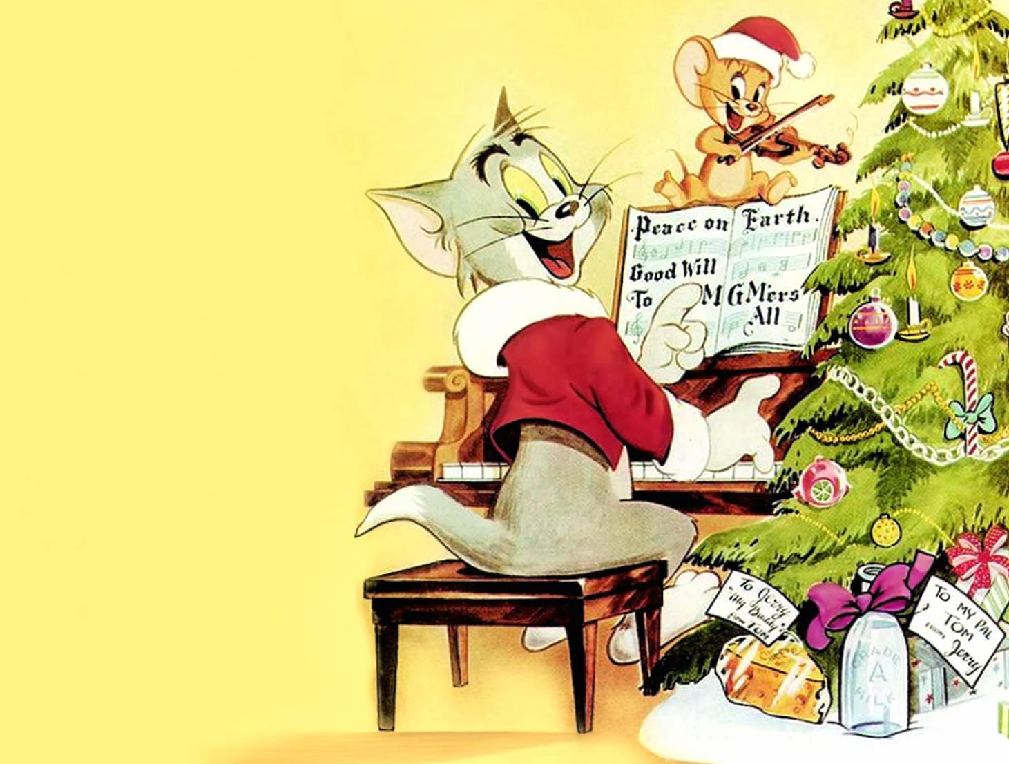 Tom and Jerry Festive wallpapers HD quality