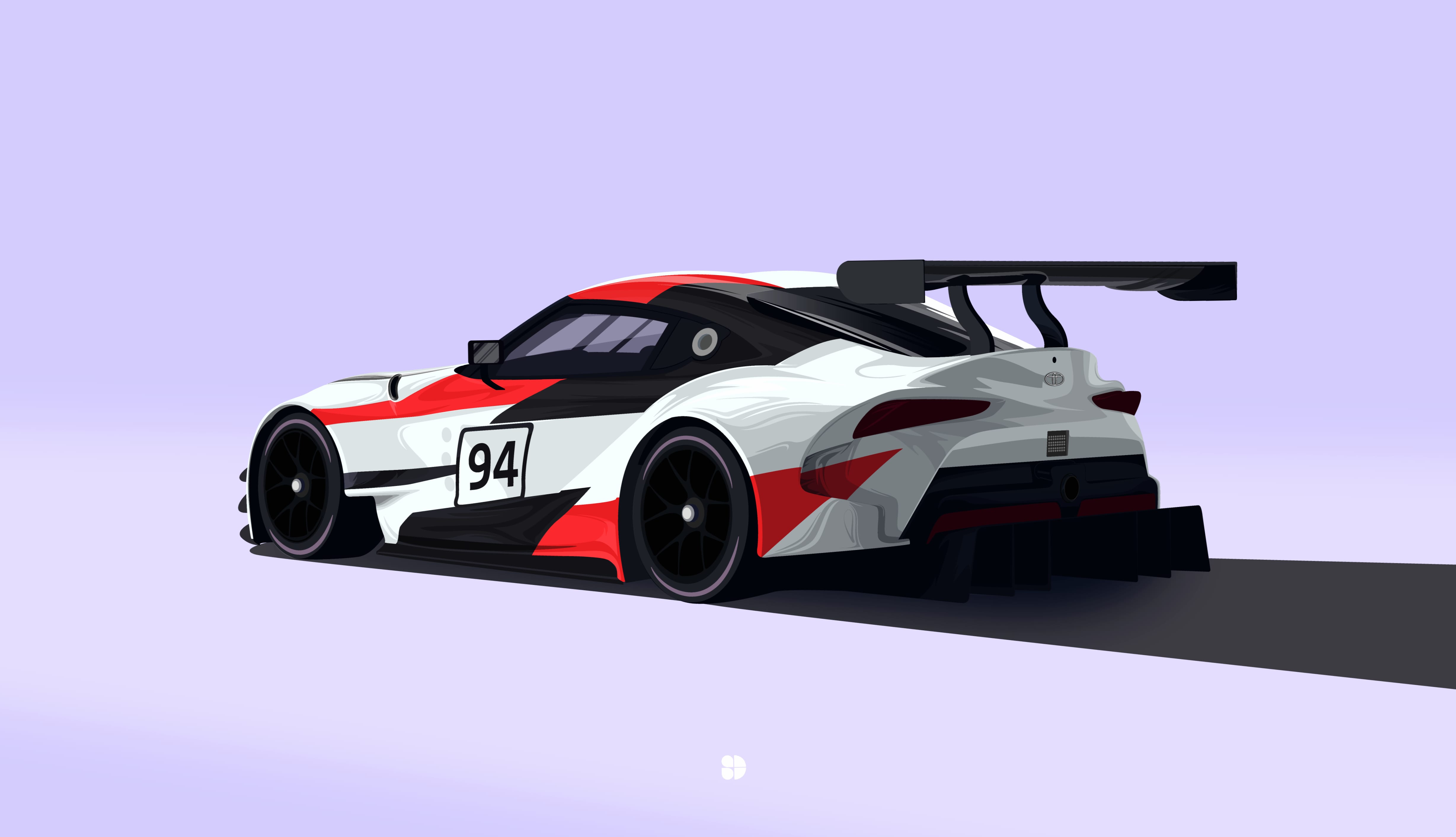 Toyota supra vector illustration wallpapers HD quality