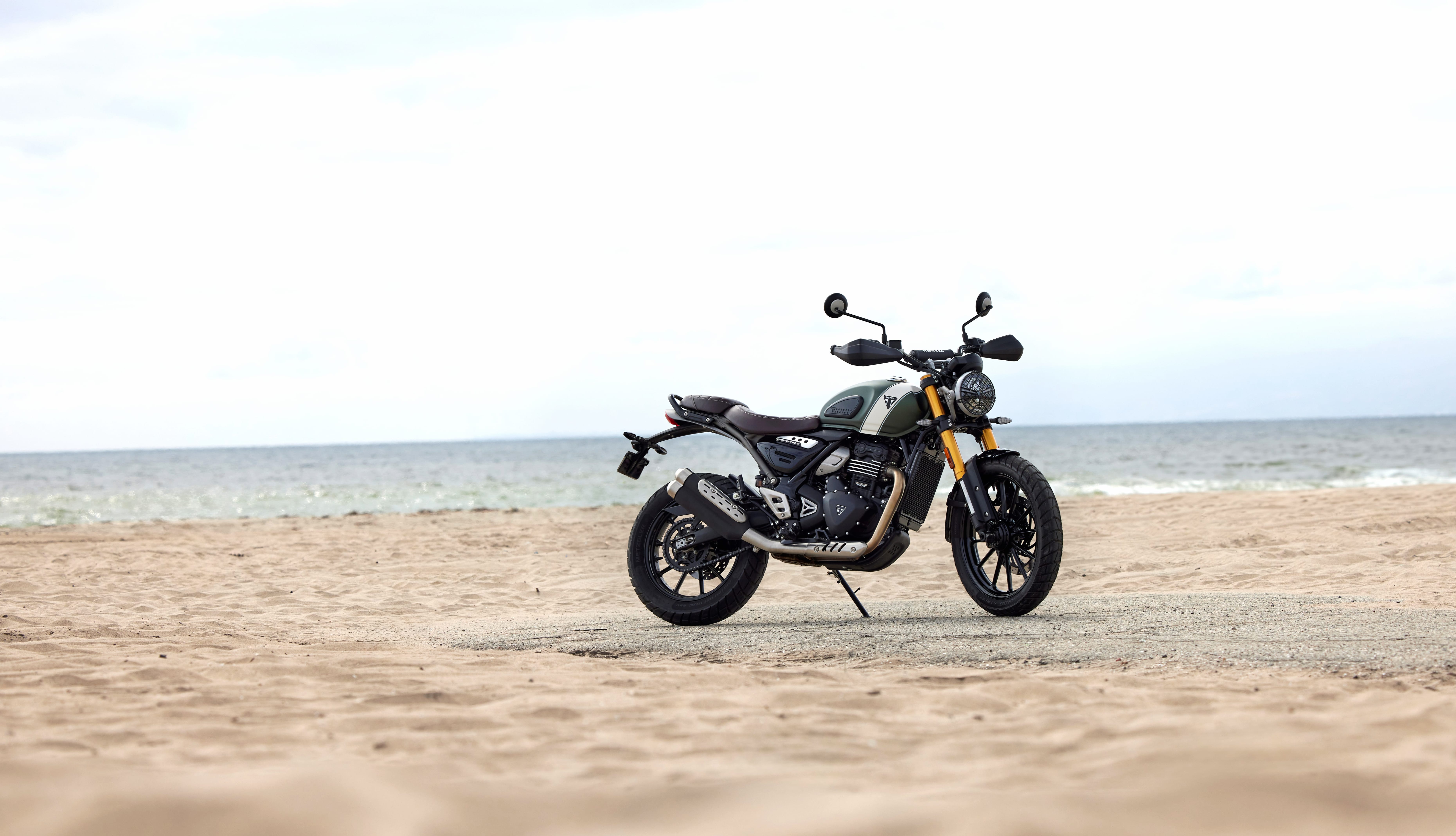 Triumph Scrambler 400 X Beachside wallpapers HD quality