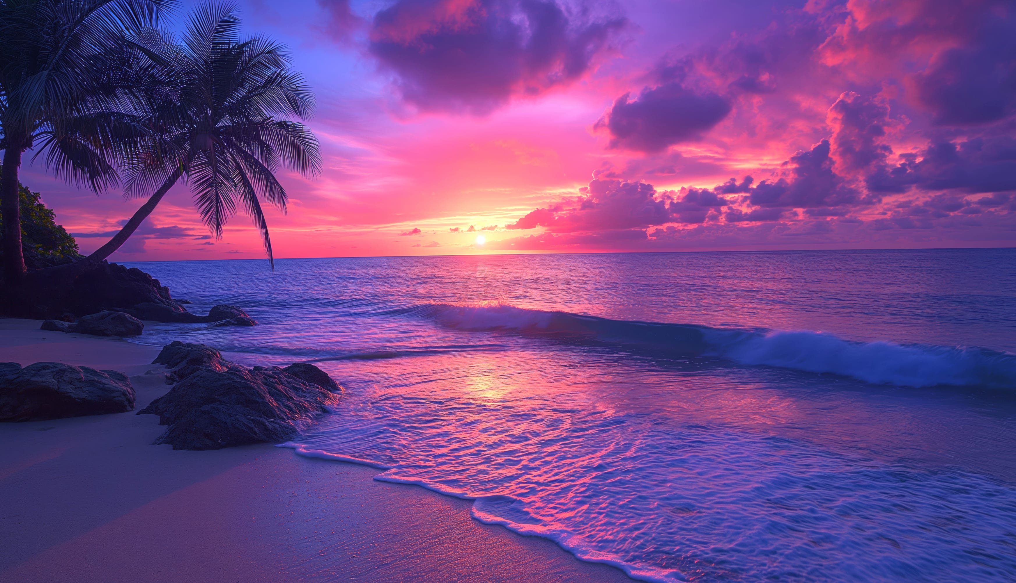 Tropical beach Aesthetic wallpapers HD quality