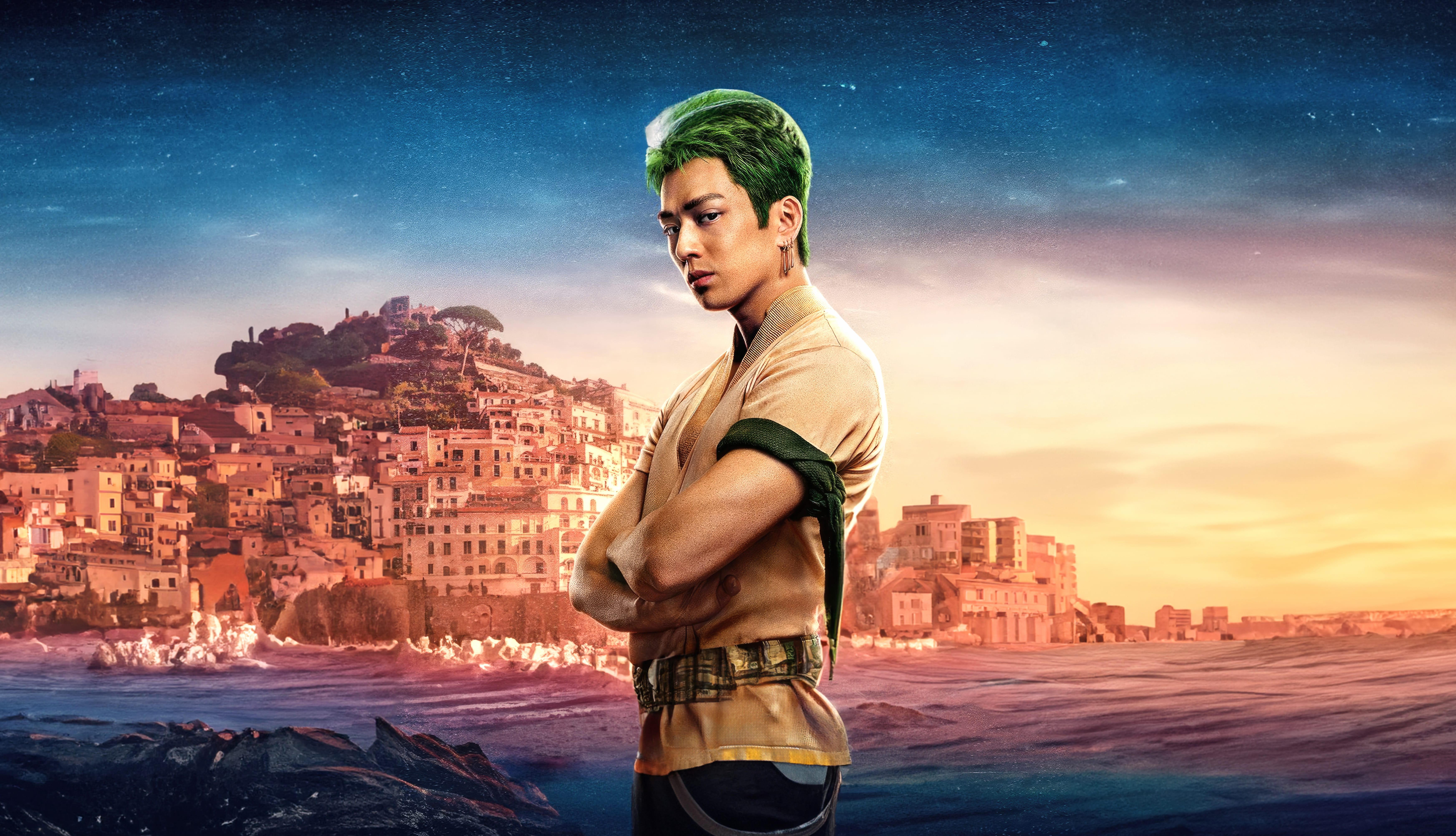 TV Show One Piece (Live Action) Roronoa Zoro 8k Ultra at 1334 x 750 iPhone 7 size wallpapers HD quality