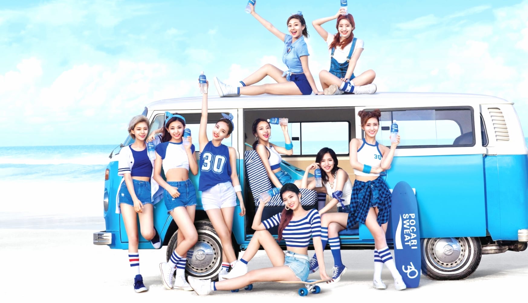 TWICE Beach Vibes - HD Music Wallpaper at 640 x 1136 iPhone 5 size wallpapers HD quality