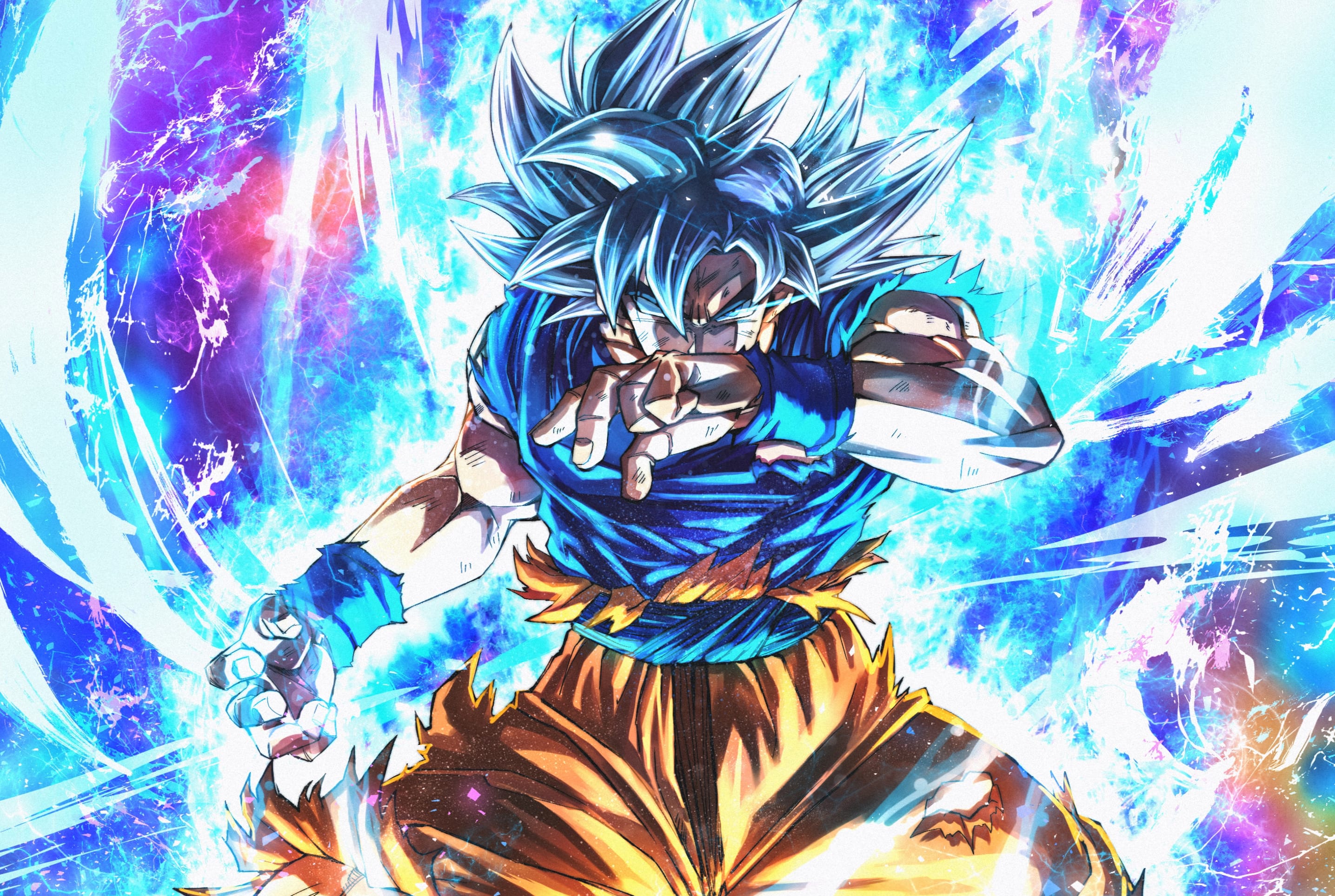 Ultra Instinct Goku - Dragon Ball Super at 1366 x 768 HD size wallpapers HD quality