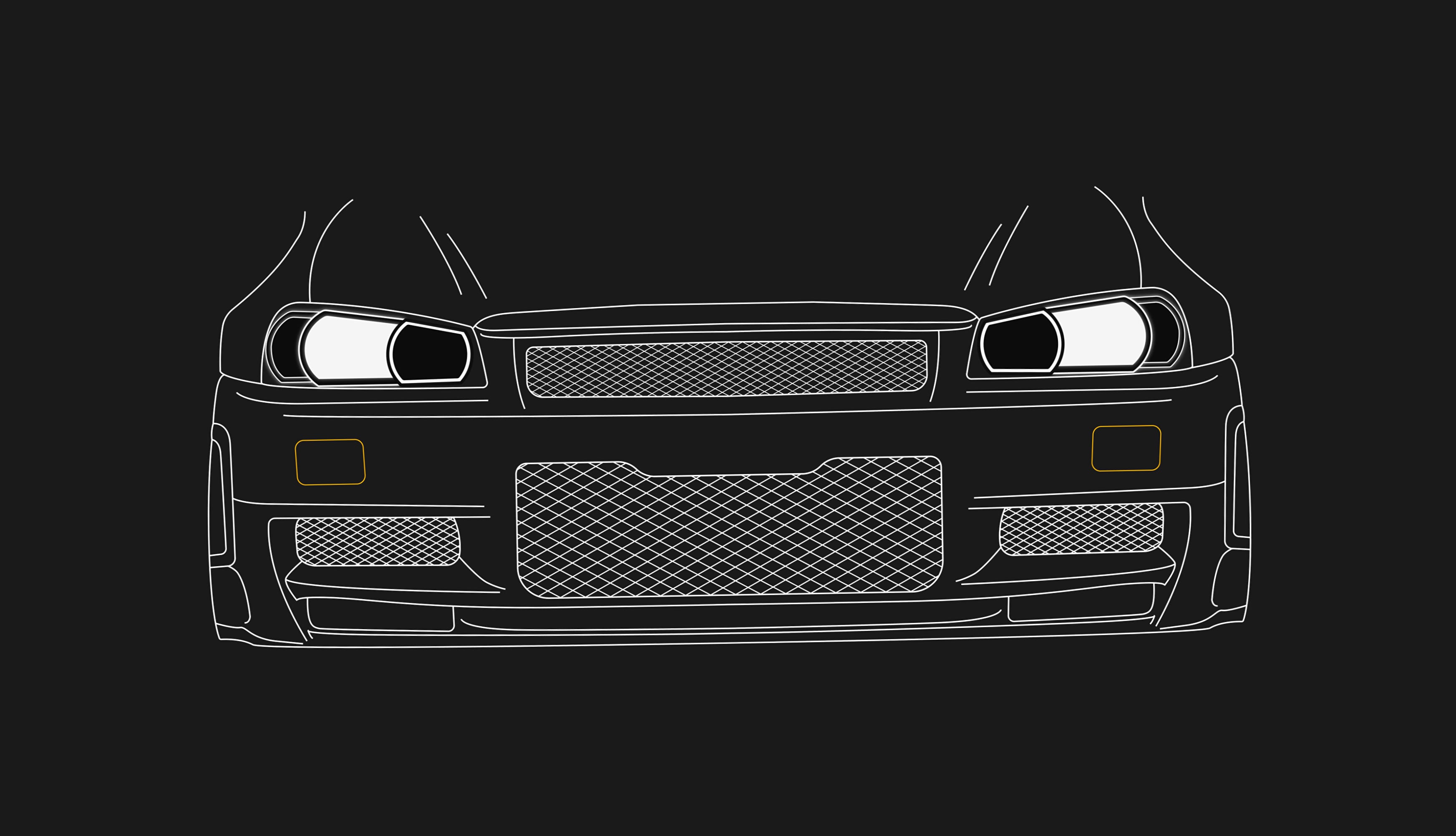 Vehicle Nissan Skyline R34 at 640 x 960 iPhone 4 size wallpapers HD quality