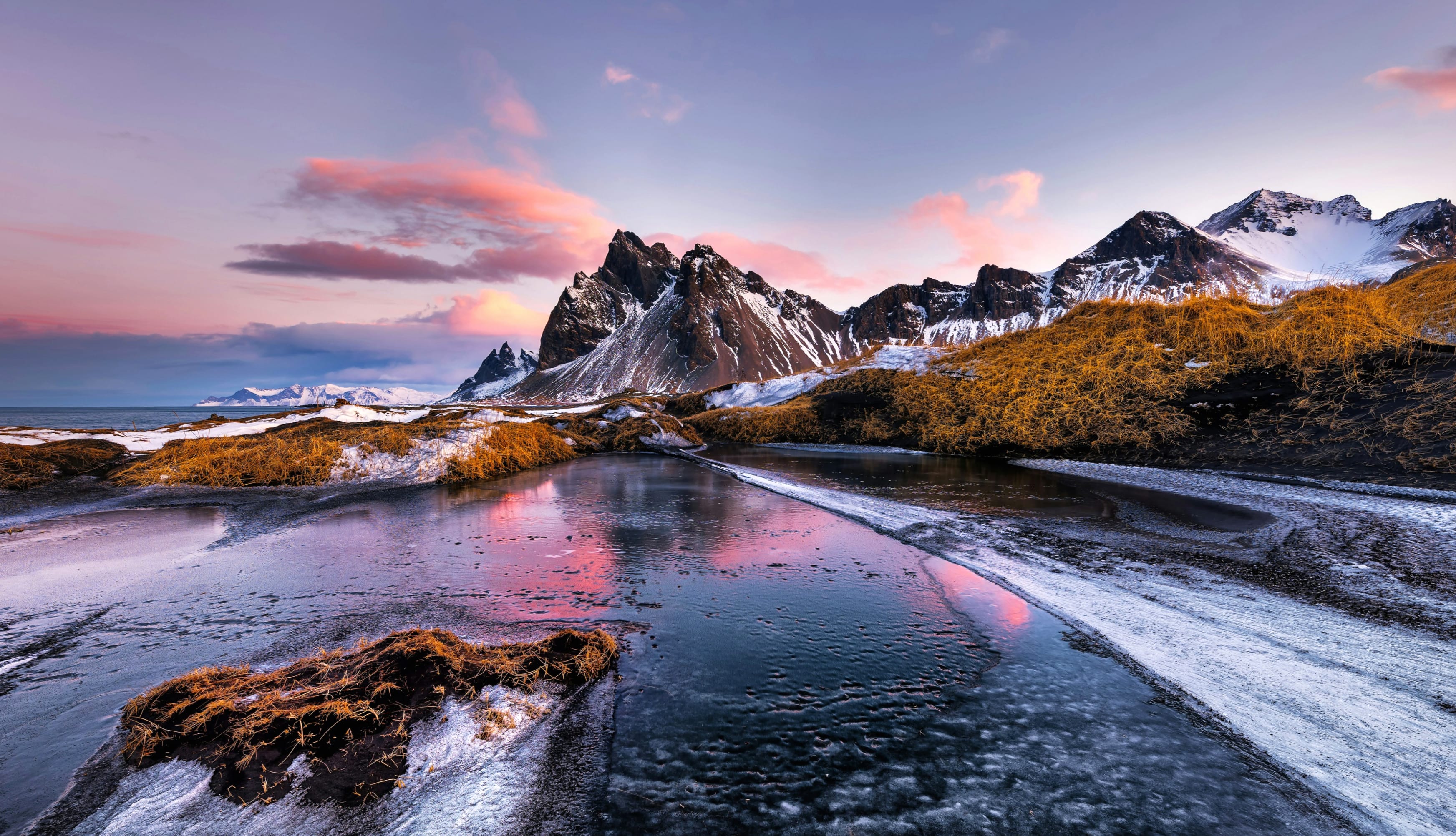 Vestrahorn mountain Aesthetic at 640 x 1136 iPhone 5 size wallpapers HD quality