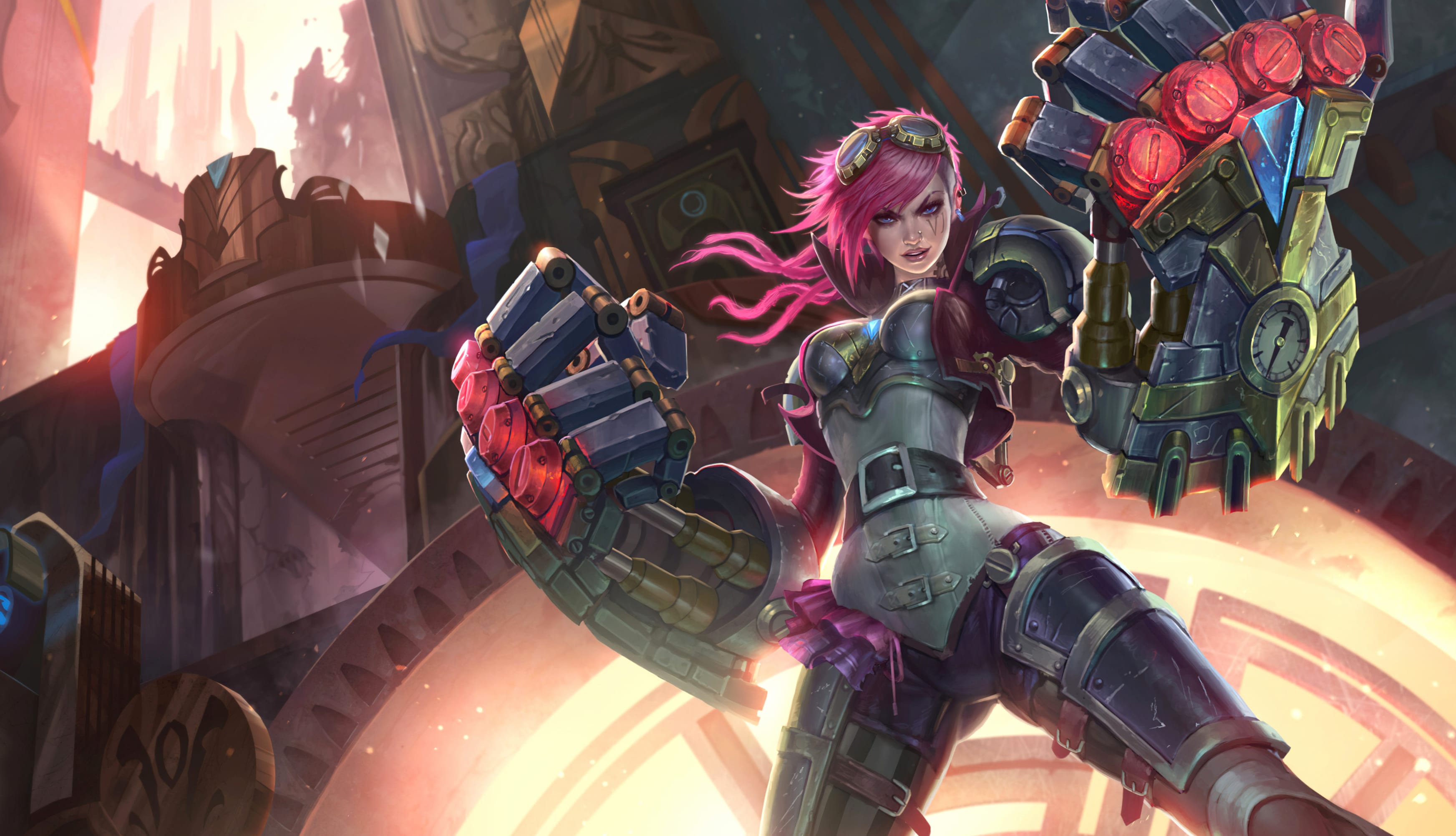 Vi (LoL) Artwork wallpapers HD quality