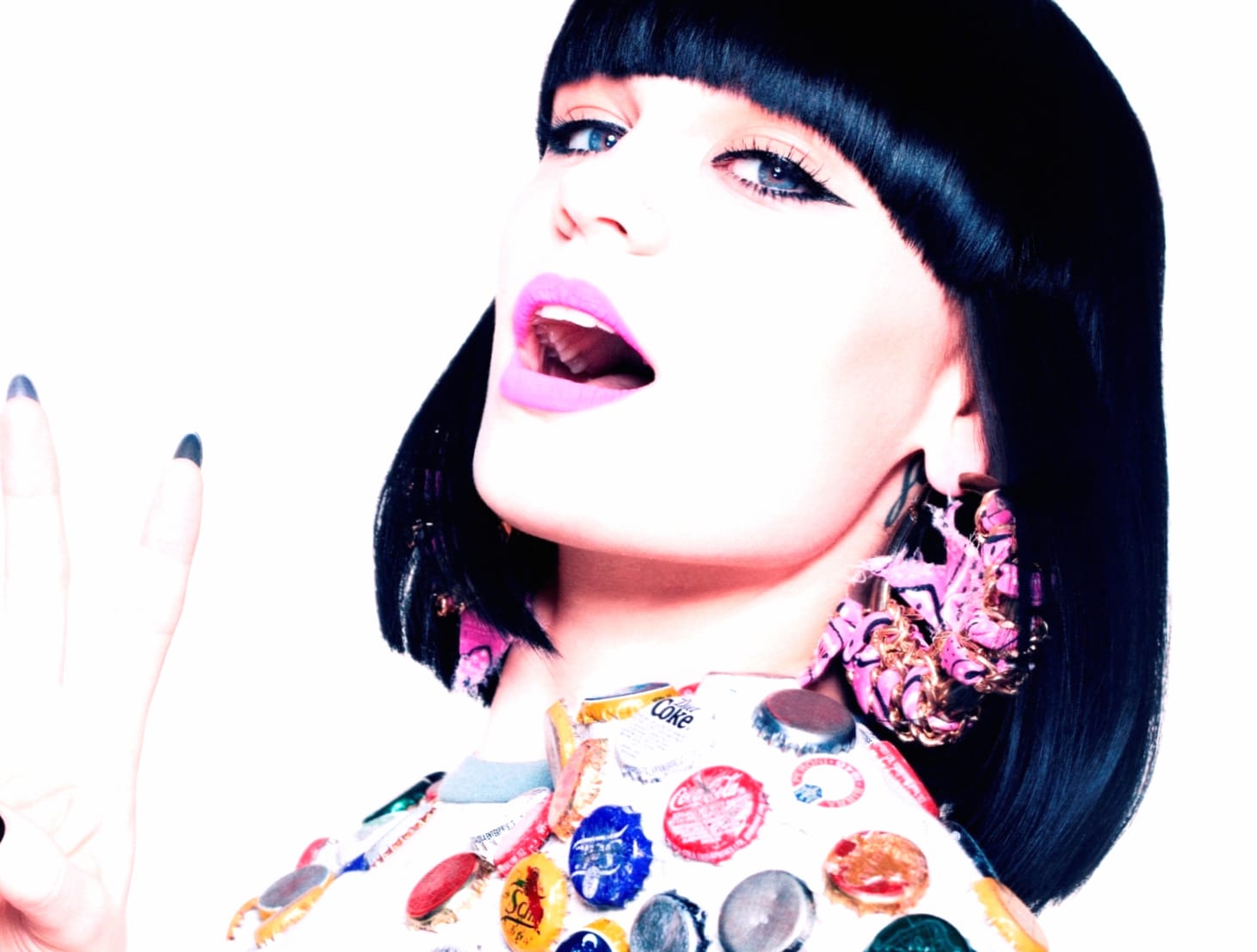 Vibrant Jessie J Music and Style Unite at 640 x 1136 iPhone 5 size wallpapers HD quality