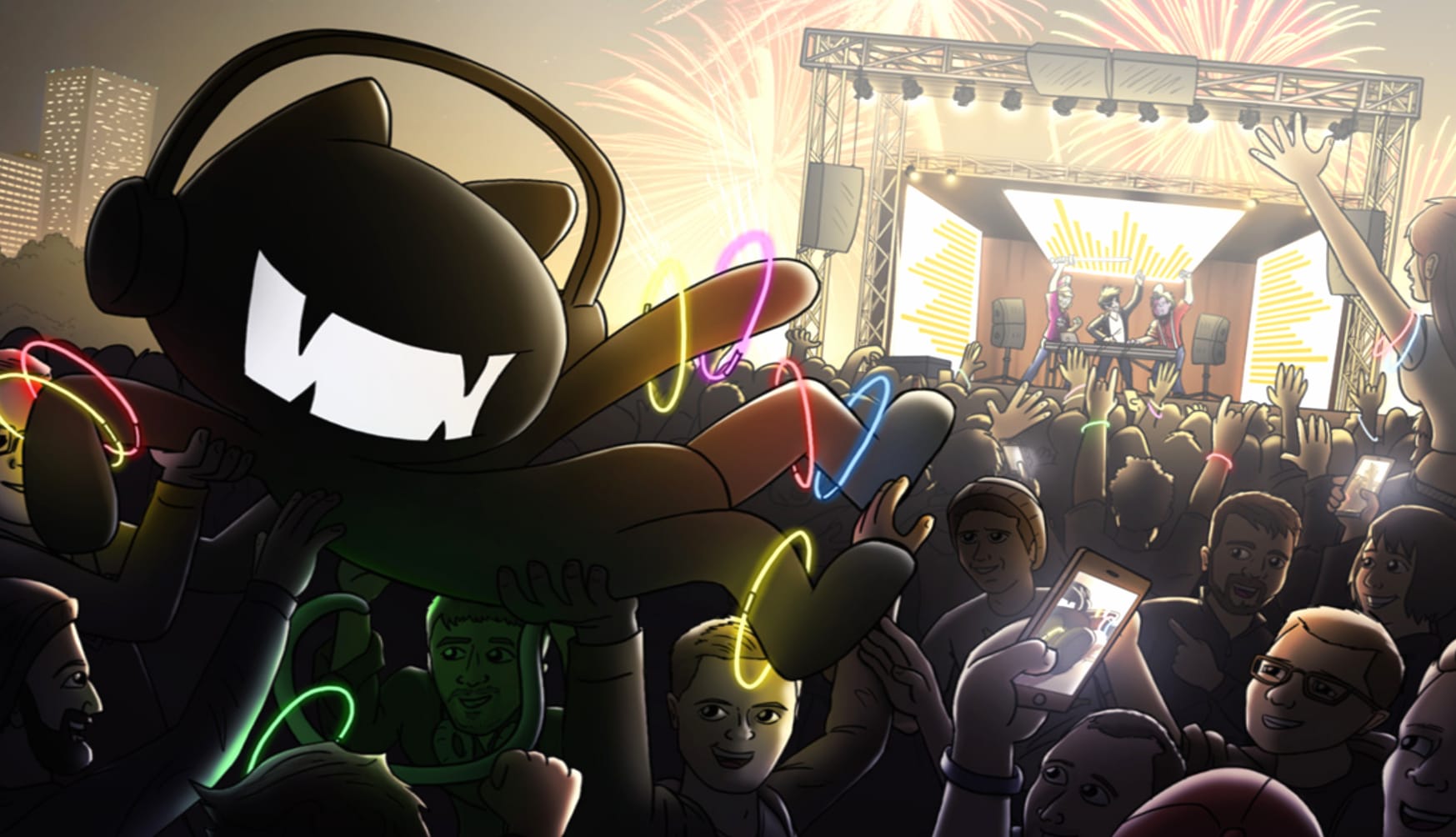 Vibrant Monstercat Music Celebration wallpapers HD quality