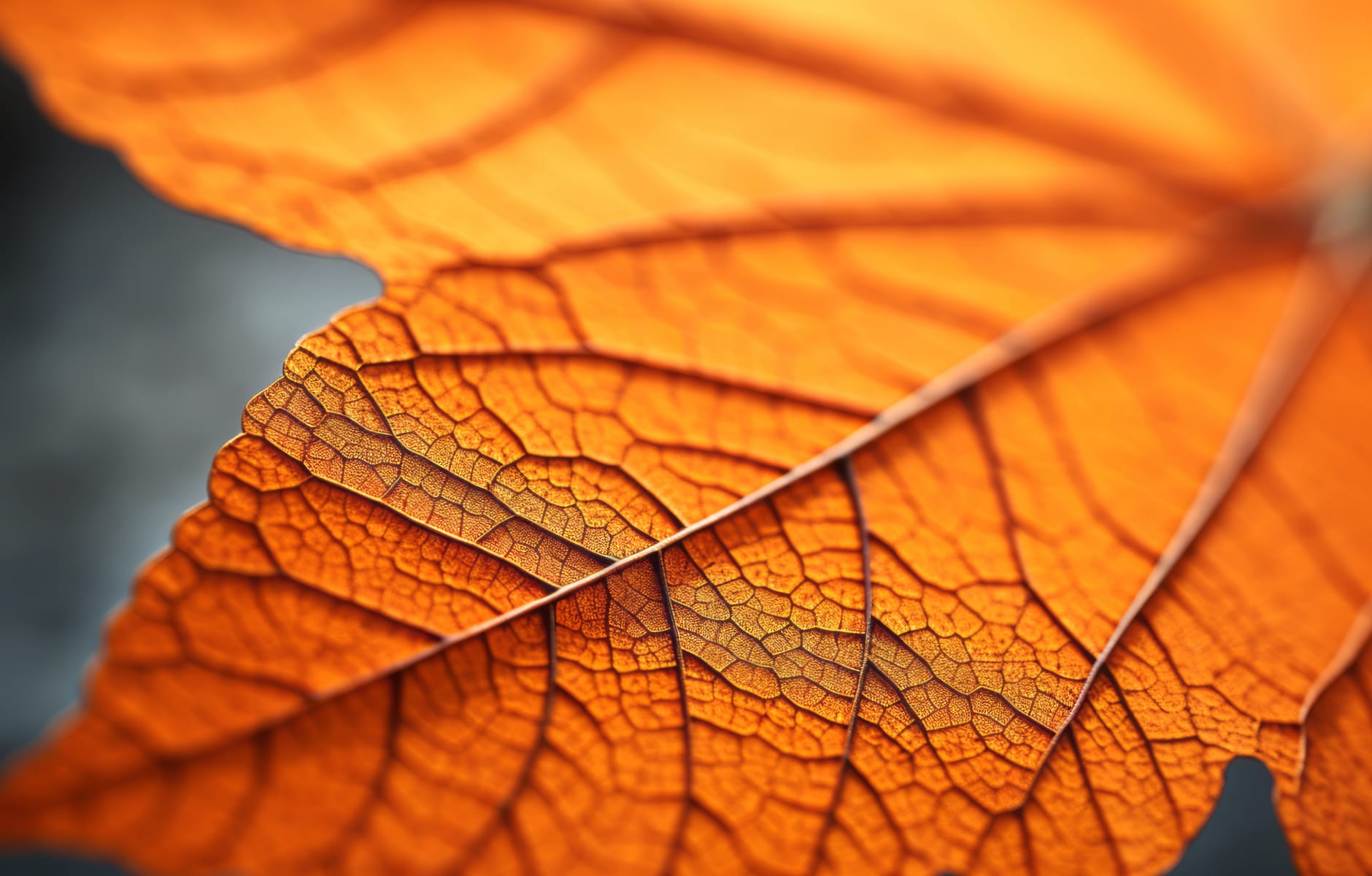 Vibrant Orange Leaf Texture wallpapers HD quality