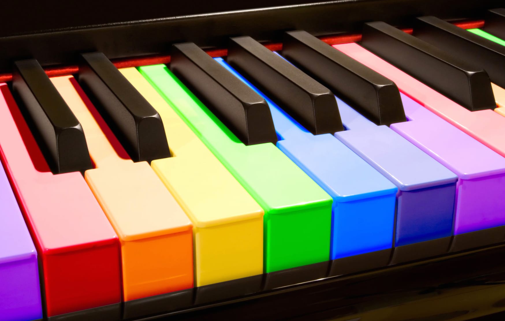 Vibrant Piano Keys A Stunning HD Music Wallpaper wallpapers HD quality