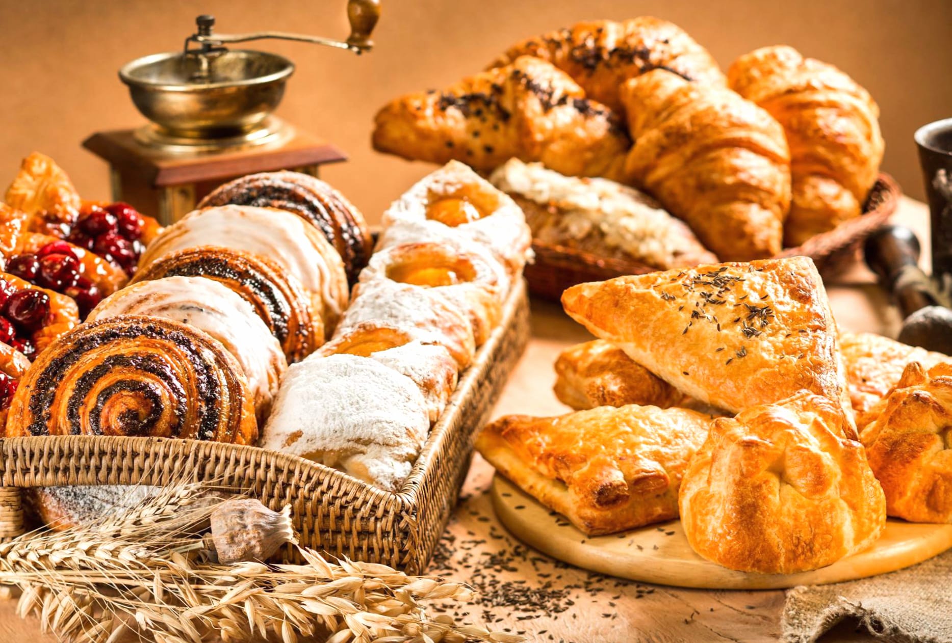 Viennoiserie Croissant Food Breakfast wallpapers HD quality