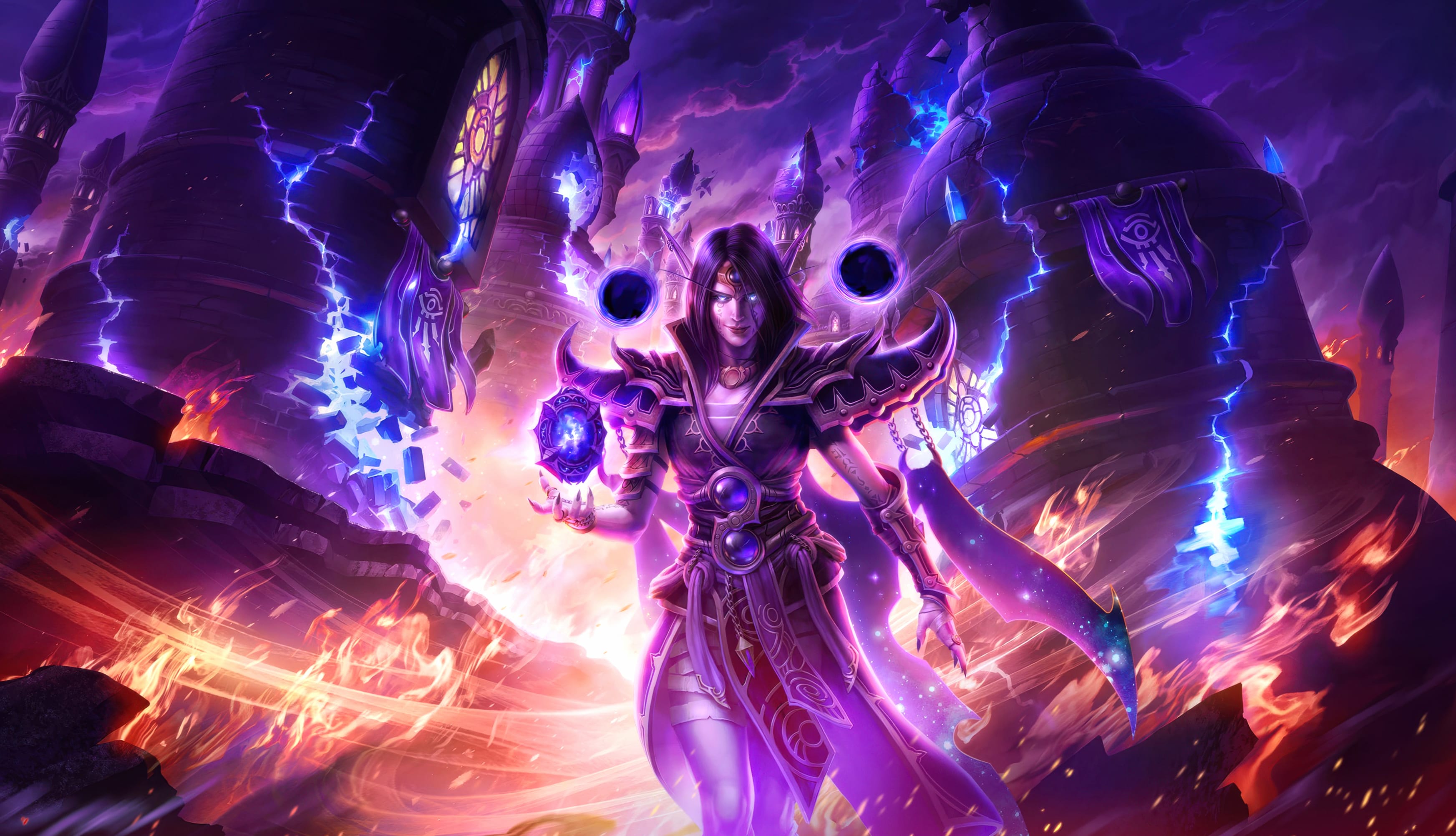 Voidweaver Shadow Priest in WOW The War Within wallpapers HD quality