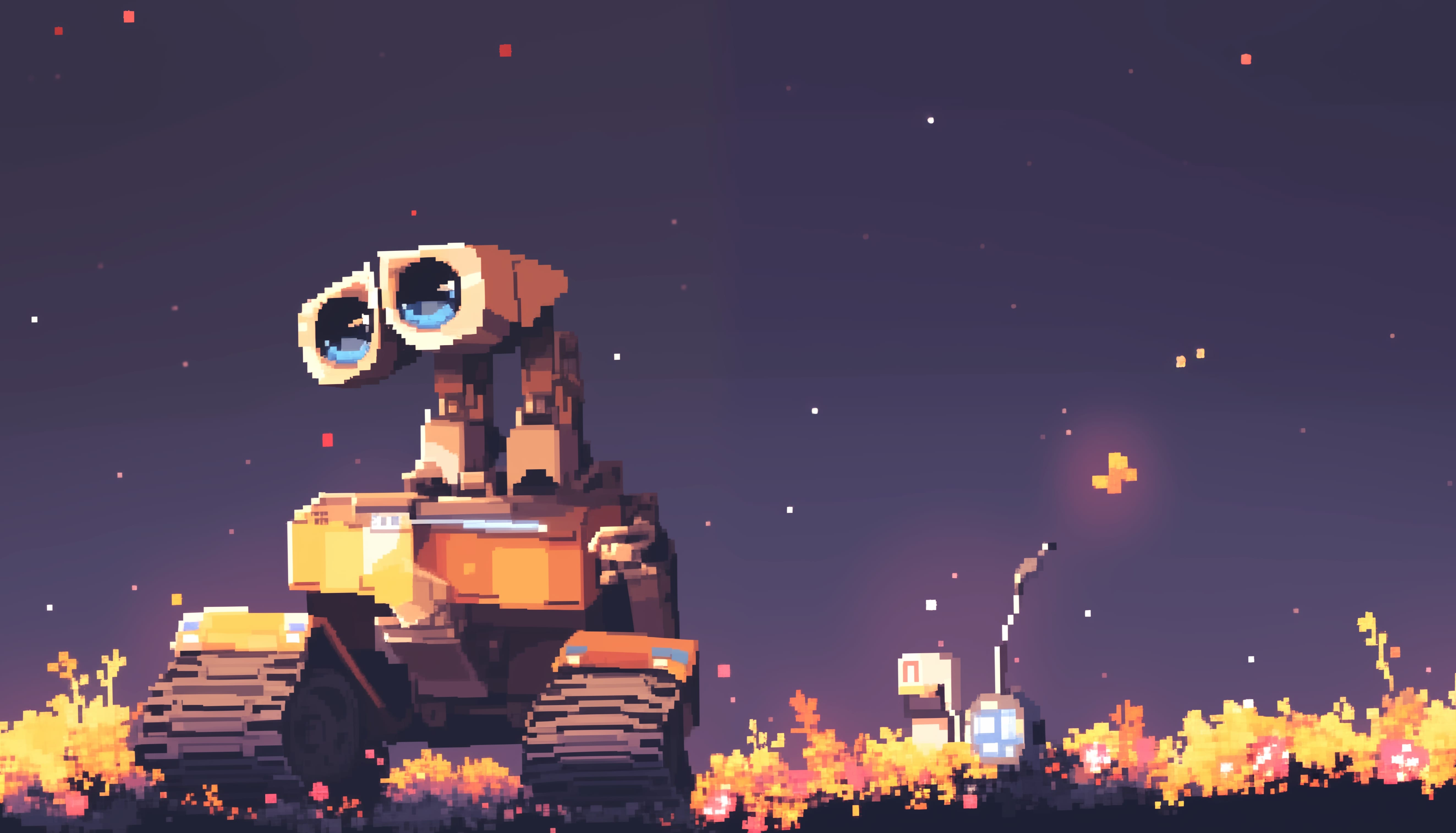 WALL·E Pixel Art wallpapers HD quality