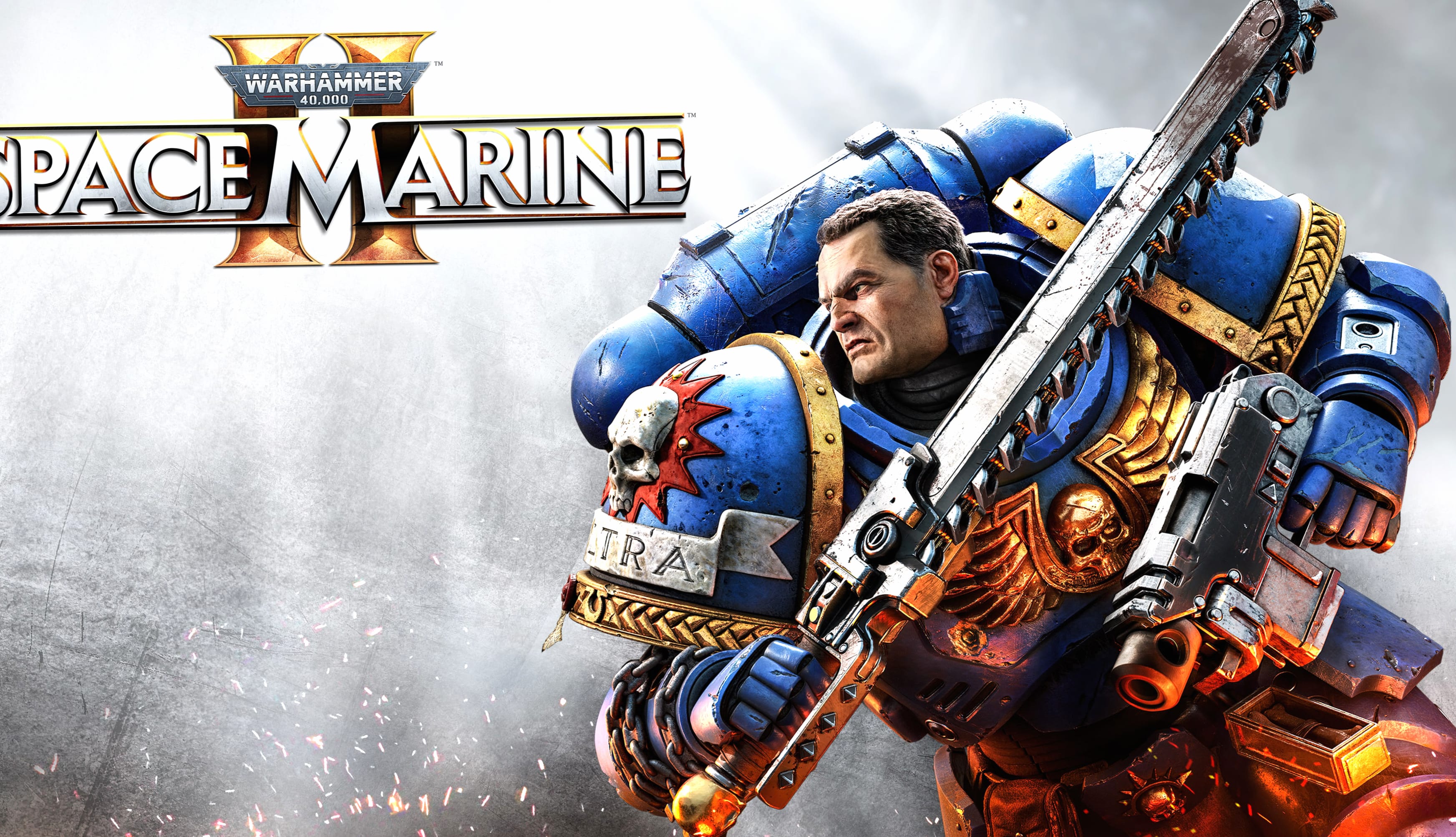 Warhammer 40K Space Marine 2 Key Art wallpapers HD quality