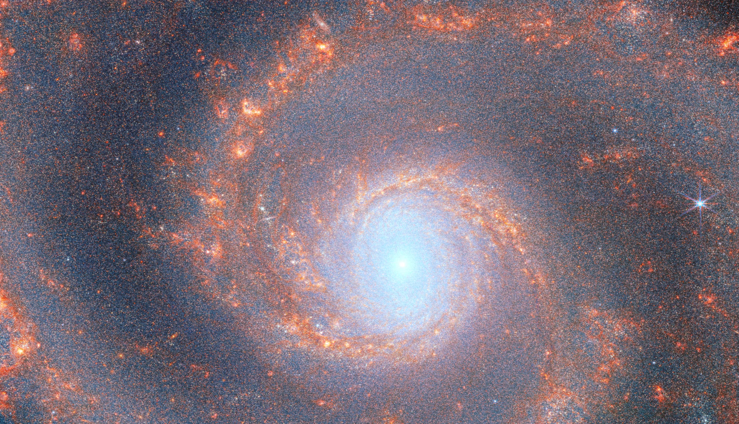 Webb’s Spiral Galaxy at 1600 x 900 HD size wallpapers HD quality