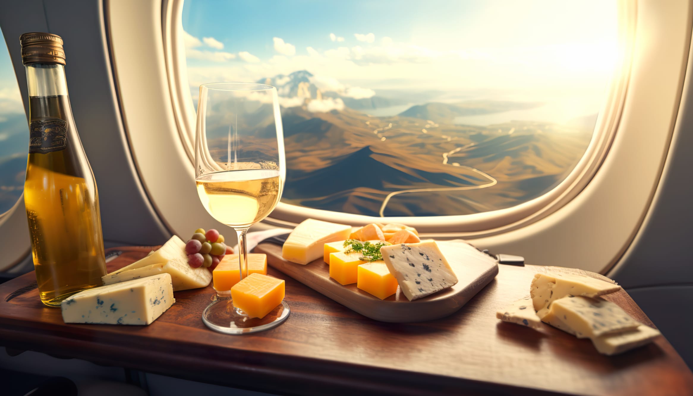 White Wine With Cheese In The Air Wallpaper at 1366 x 768 HD size wallpapers HD quality