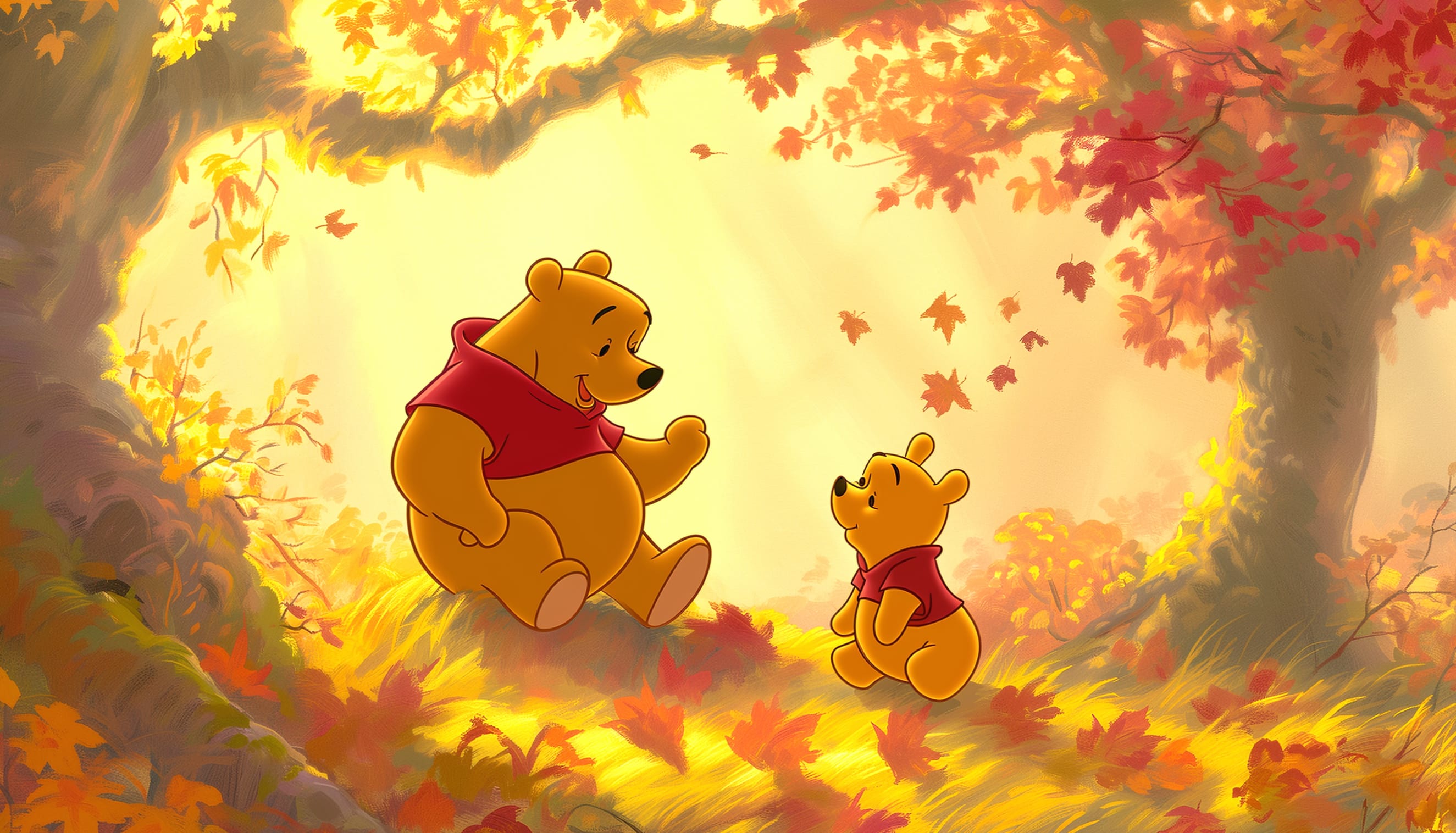 Winnie the Pooh Autumn Adventure - HD TV Show Wallpaper wallpapers HD quality