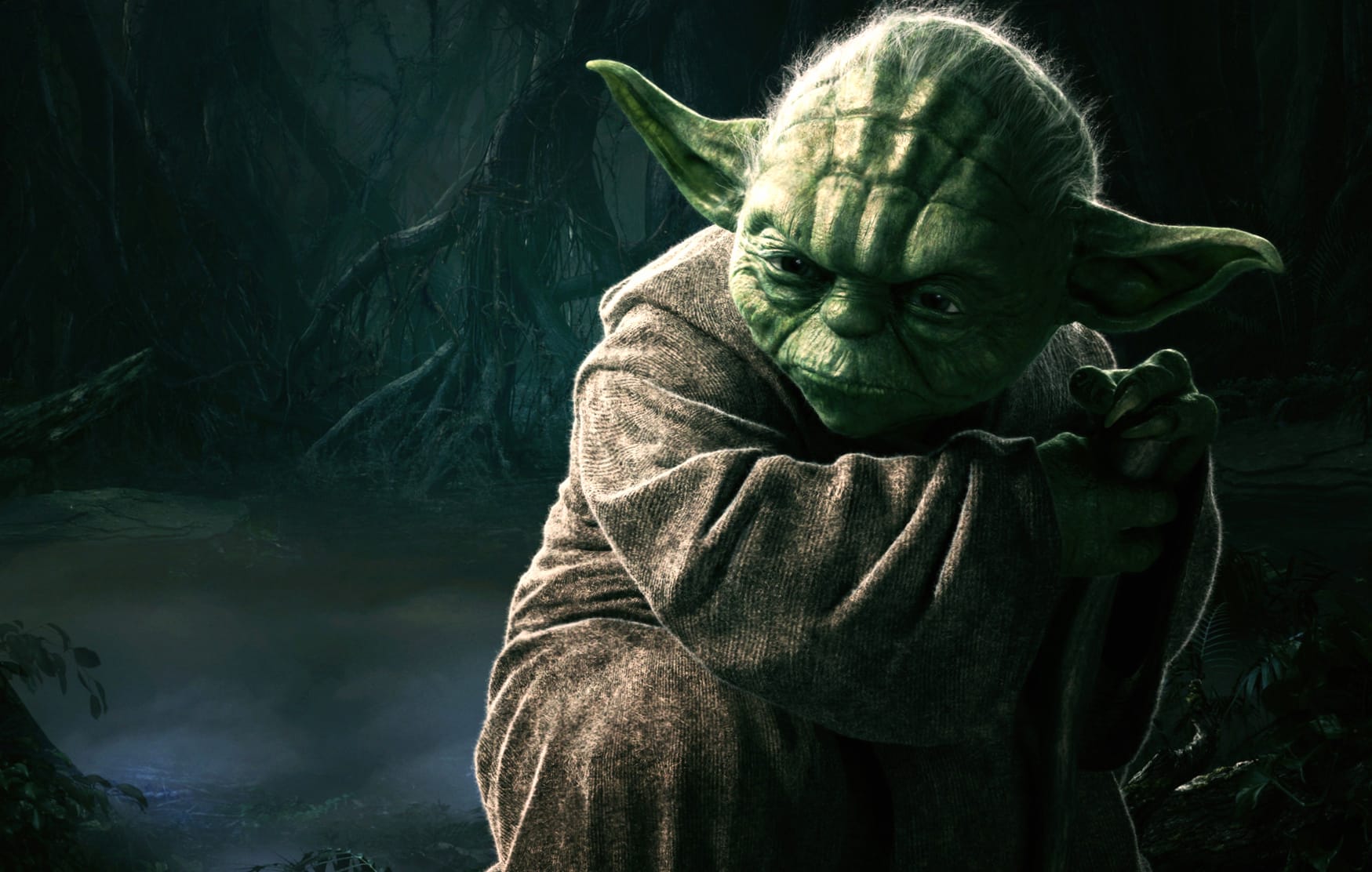 Yoda Jedi Master Star Wars at 2048 x 2048 iPad size wallpapers HD quality