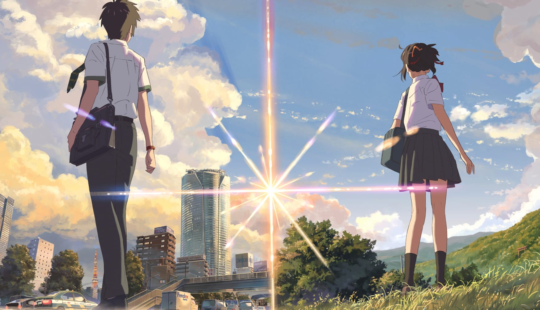 Your Name. Anime - Taki & Mitsuha wallpapers HD quality