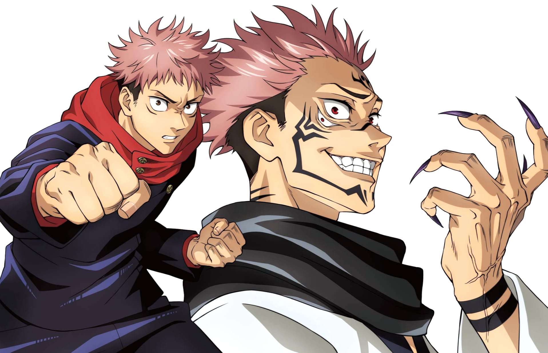 Yuji Itadori Sukuna (Jujutsu Kaisen) Anime Jujutsu Kaisen wallpapers HD quality