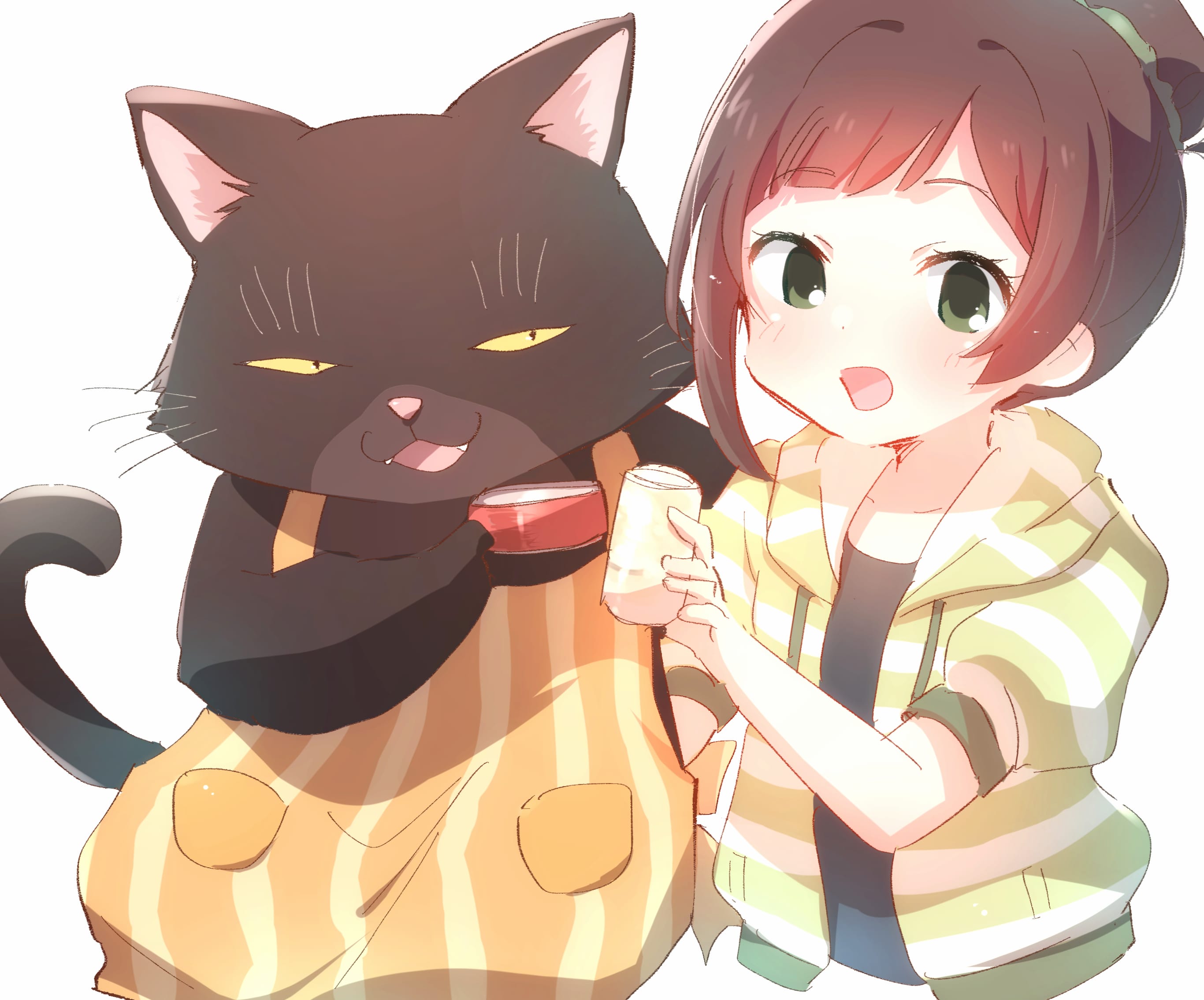 Yukichi (The Masterful Cat Is Depressed Again Today) Saku Fukuzawa Anime The Masterful Cat Is Depressed Again Today wallpapers HD quality