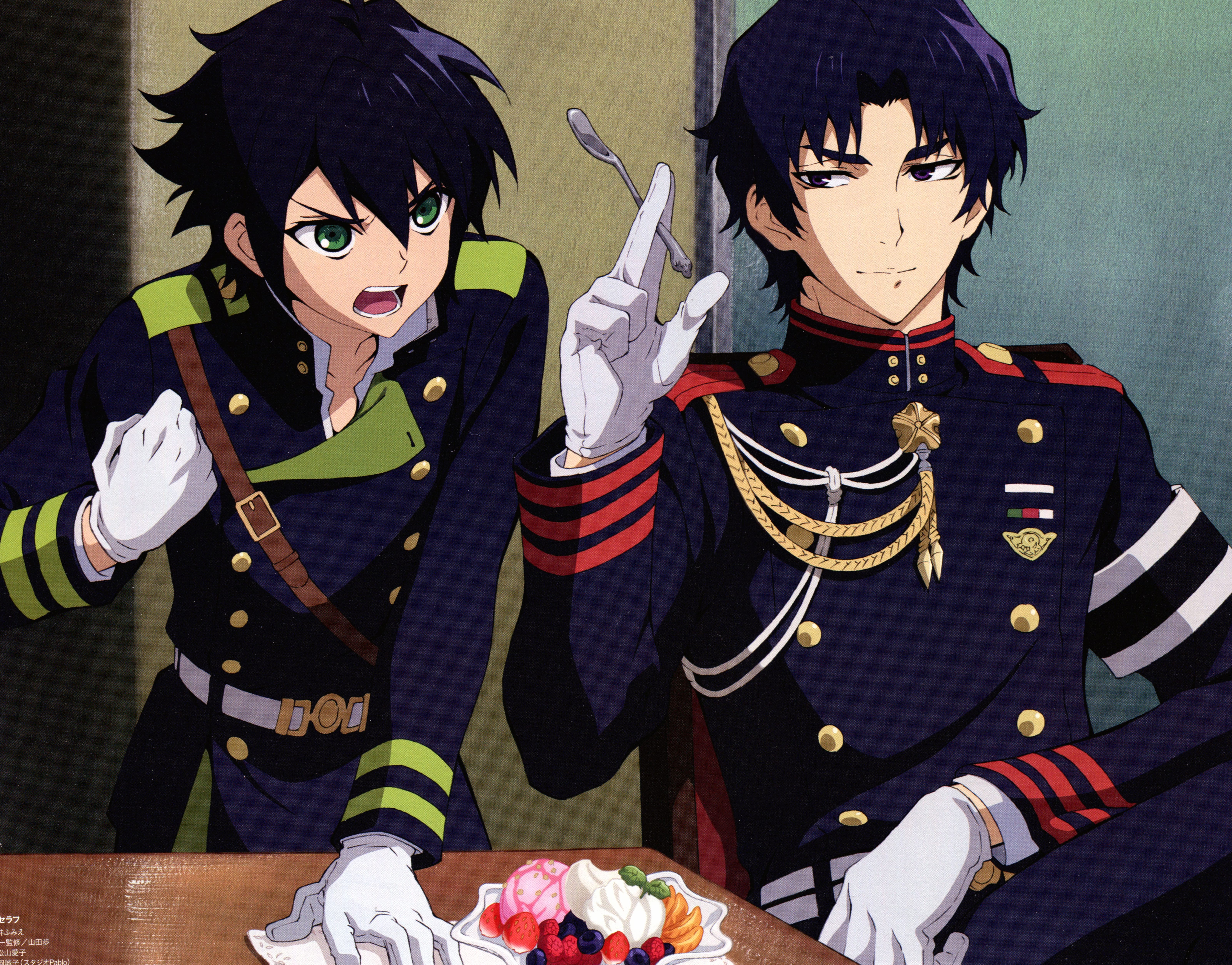 Yūichirō and Guren A HD Anime Delight at 1024 x 1024 iPad size wallpapers HD quality