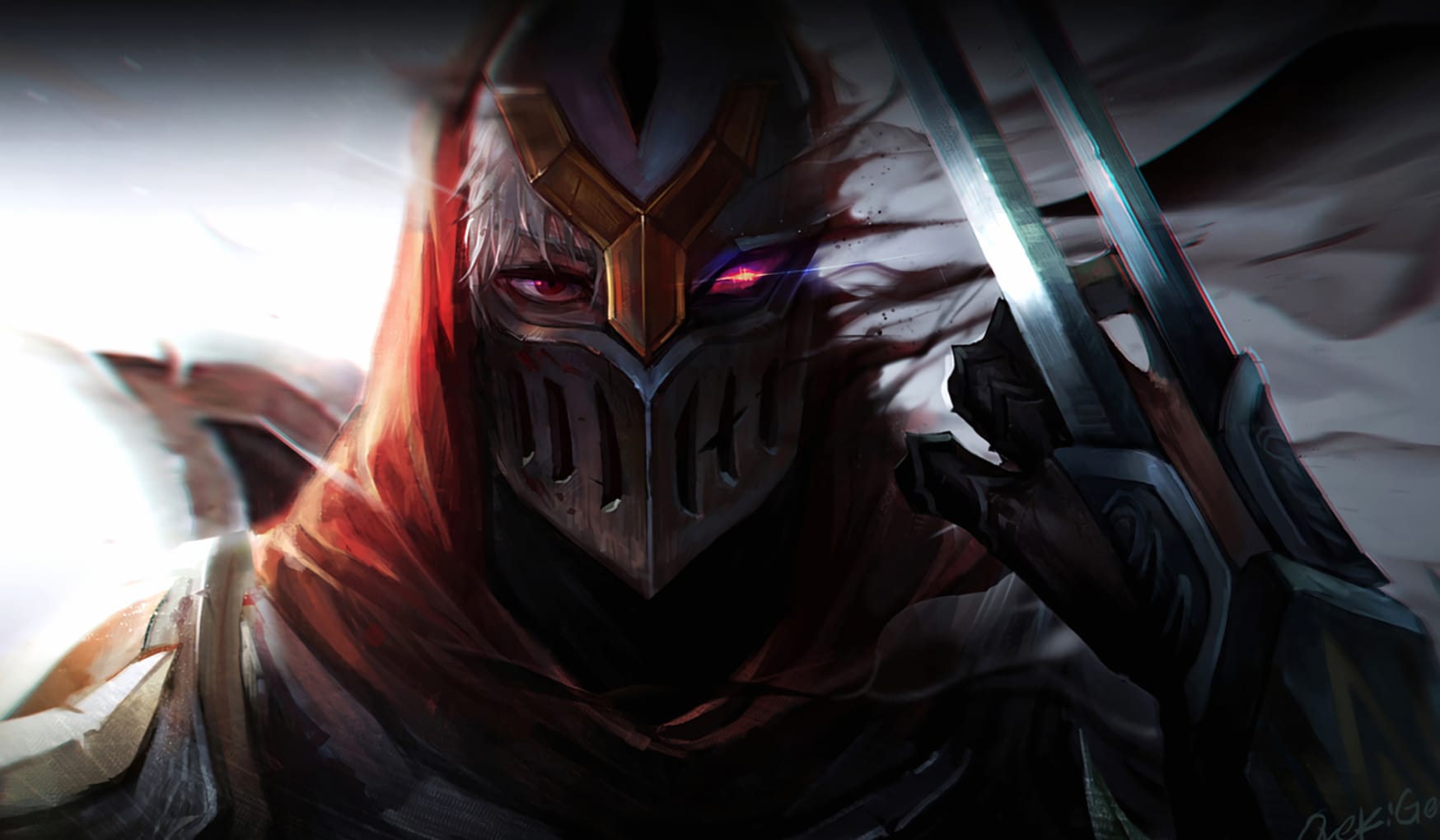 Zed from Ionia - HD Video Game Wallpaper wallpapers HD quality