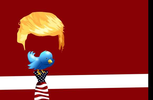 4K Ultra HD Funny Trump Twitter Wallpaper