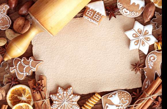 4K Ultra HD Holiday Gingerbread Cookies