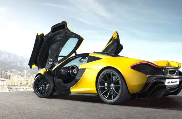 4K Ultra HD McLaren P1 Yellow Car Wallpaper wallpapers hd quality