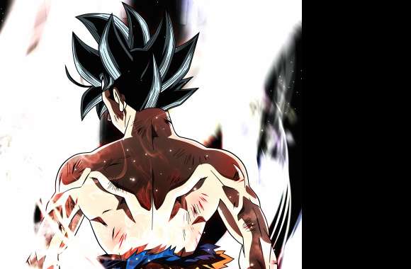 4K Ultra HD Ultra Instinct Saiyan Goku - Dragon Ball Super Art