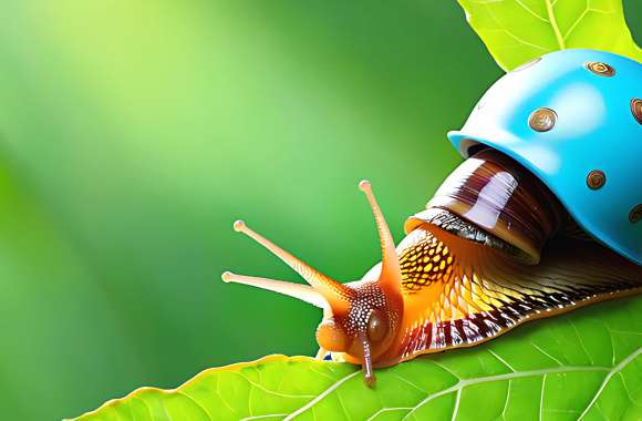 a snail nature photography