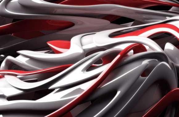 Abstract 3D Flow - Cool