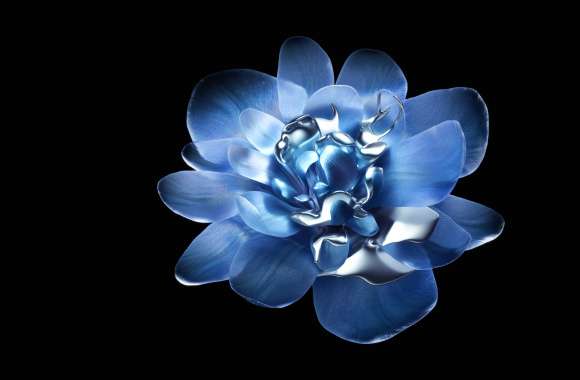 Abstract flower Metallic wallpapers hd quality