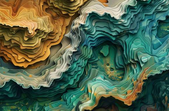 Abstract Topographic Art wallpapers hd quality