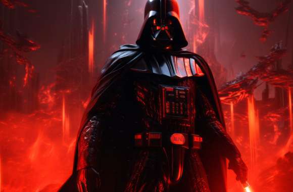 Acid Red Darth Vader Wallpaper wallpapers hd quality