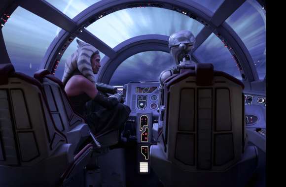 Ahsoka Tano in Cockpit - Star Wars wallpapers hd quality