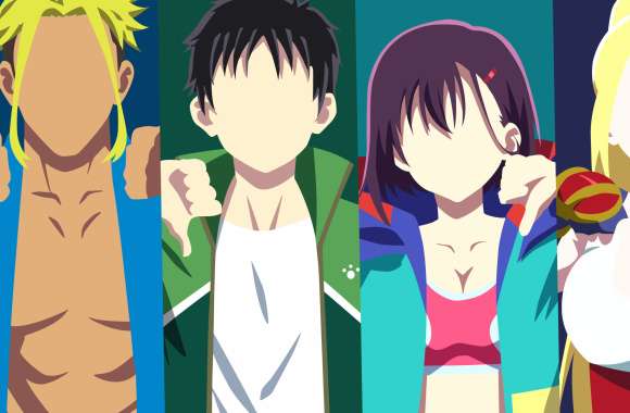 Akira Tendo Shizuka Mikazuki Beatrix Amerhauser Kenichirou Ryuuzaki Anime Zom 100 Bucket List Of The Dead