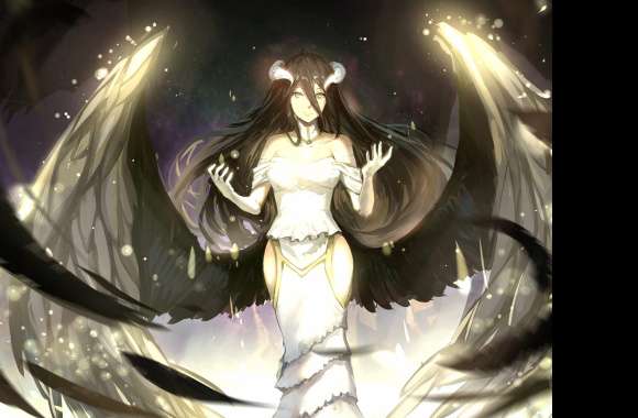 Albedo Enlightened Overlord HD Anime Wallpaper wallpapers hd quality