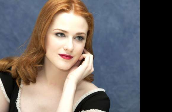 American Blue Eyes Lipstick Redhead Actress Celebrity Evan Rachel Wood