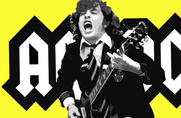 Angus Young From Band ACDC